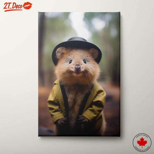 Quokka in Stylish Outfit