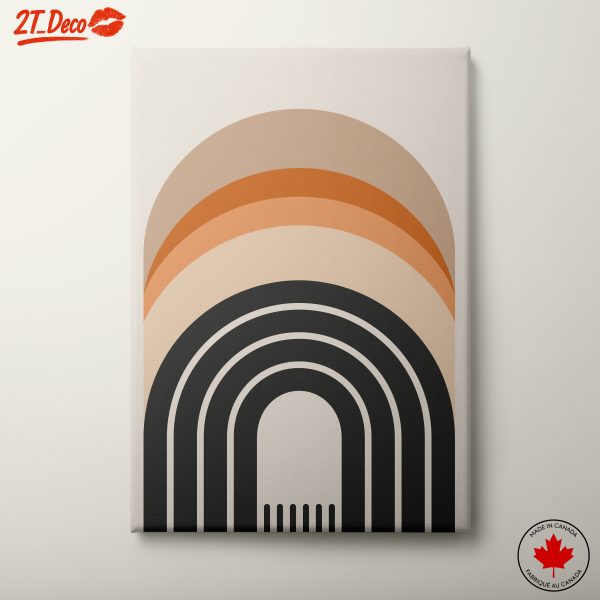 Minimalist Abstract Layers in Earthy Tones