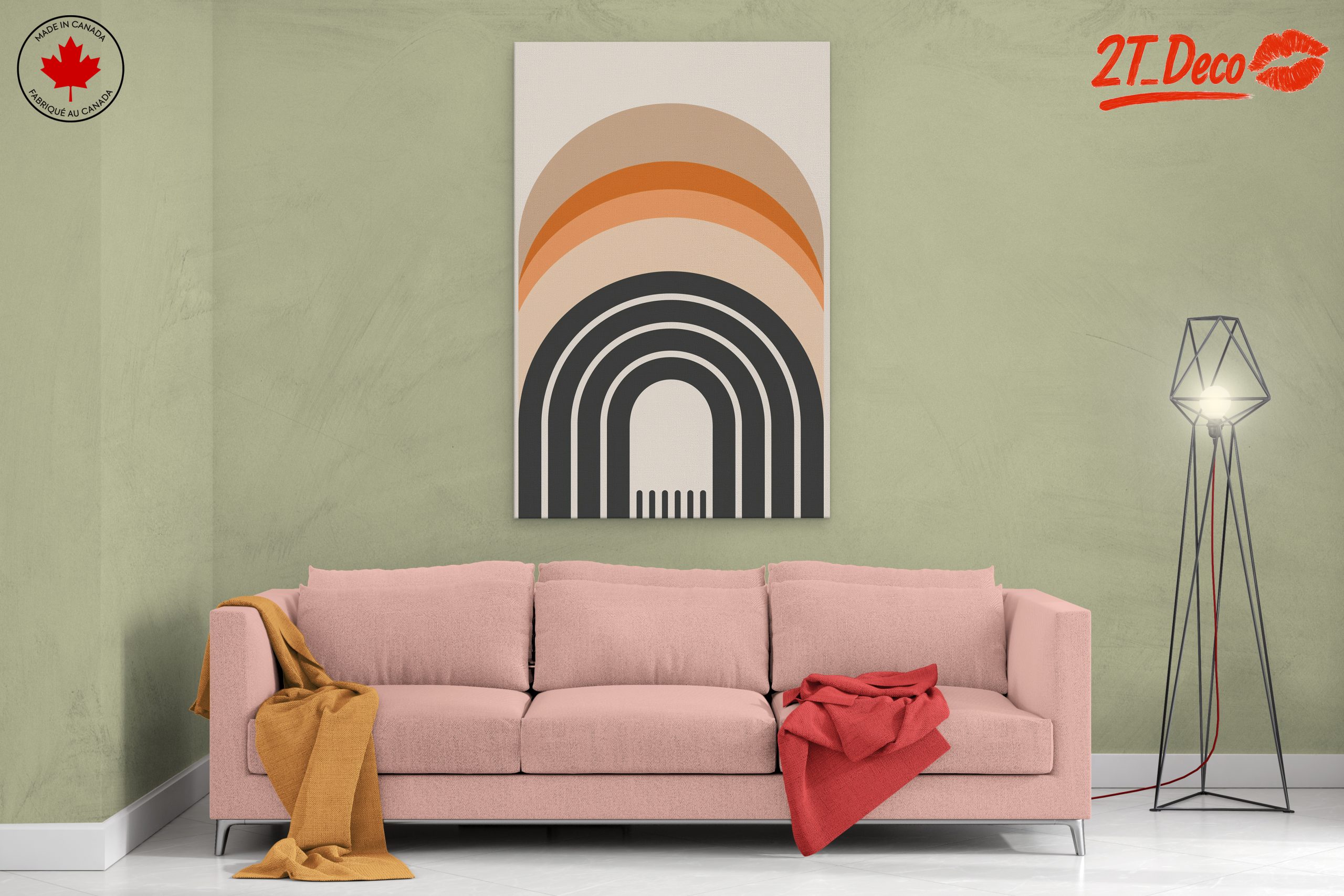 Minimalist Abstract Layers in Earthy Tones - Image 2