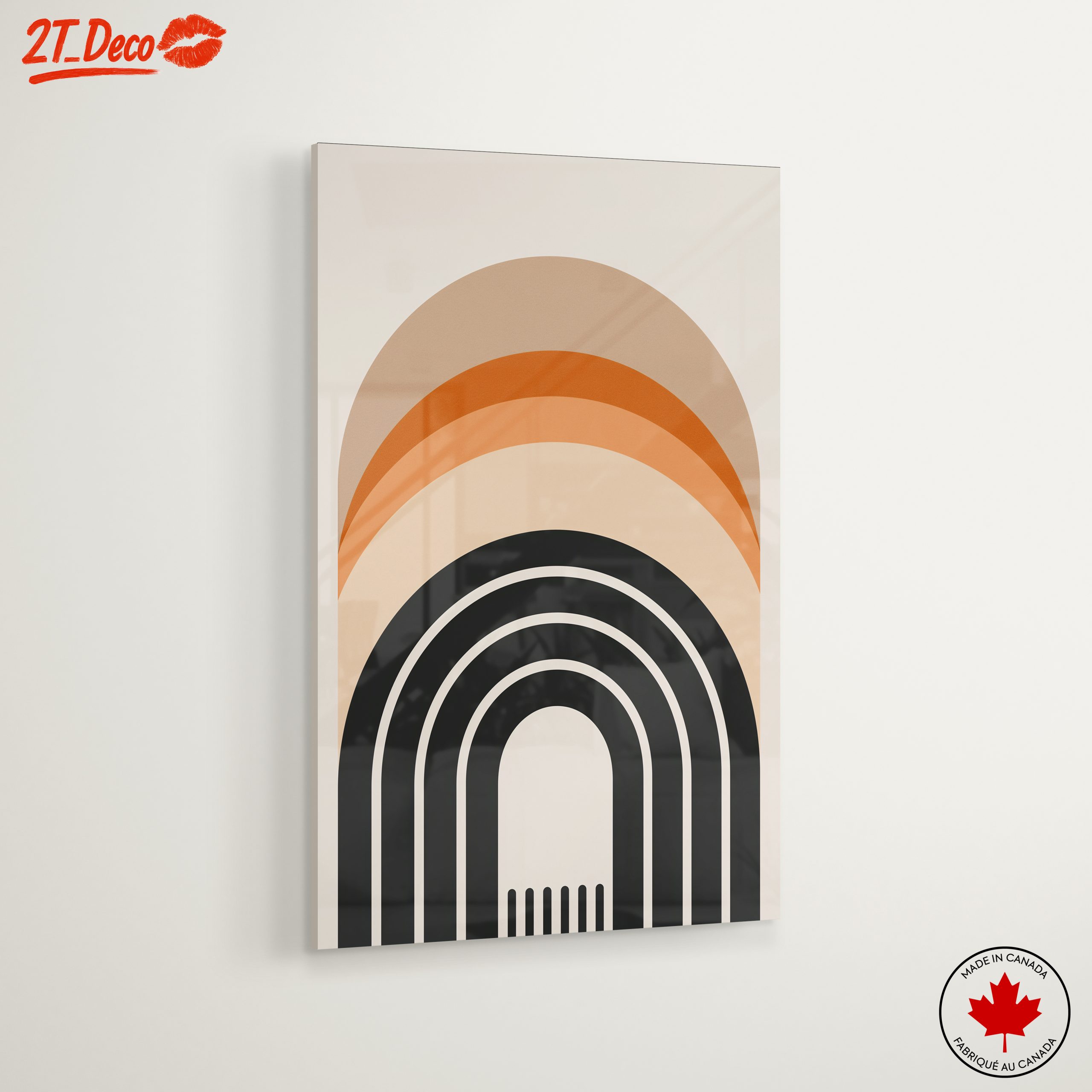 Minimalist Abstract Layers in Earthy Tones - Image 6