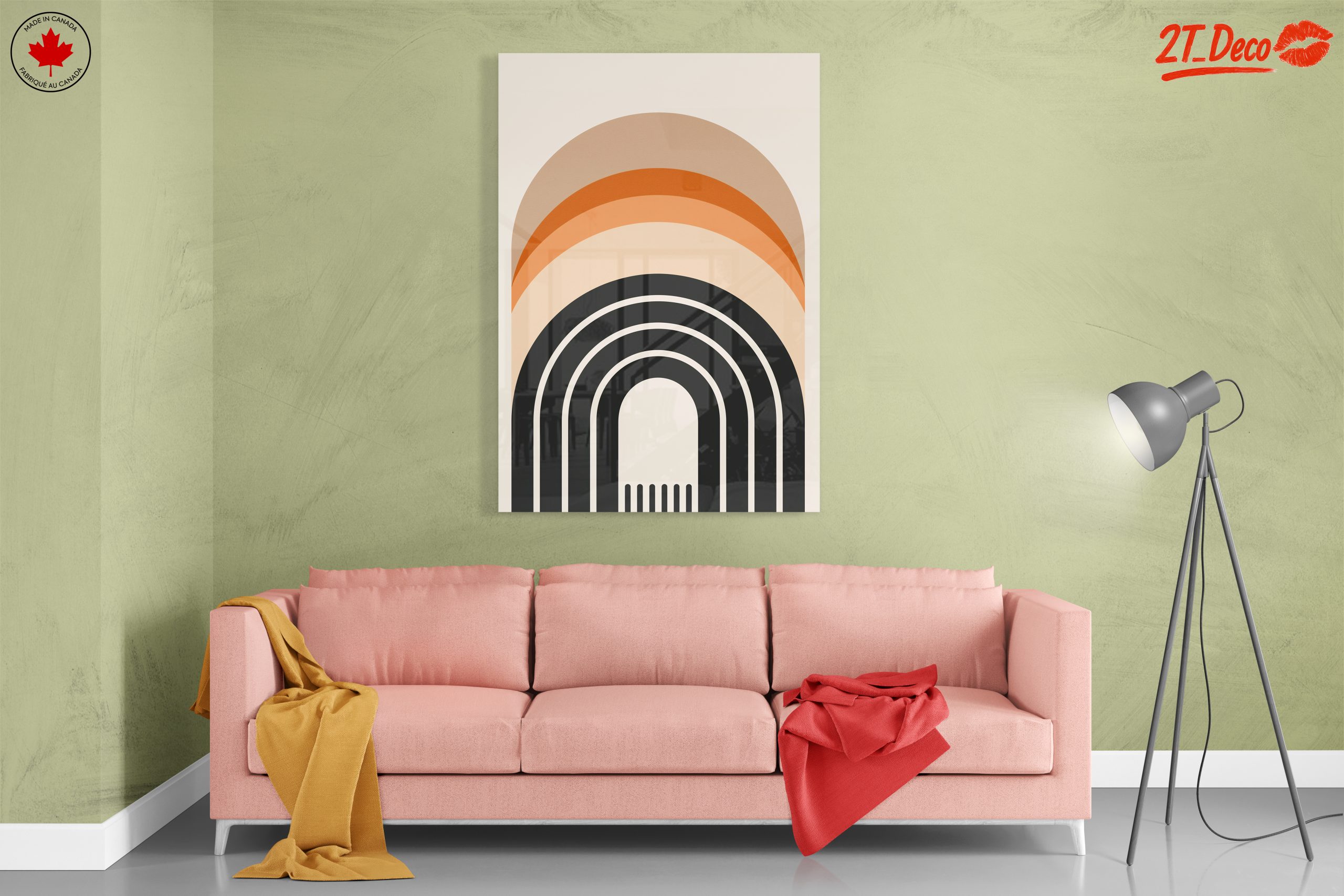 Minimalist Abstract Layers in Earthy Tones - Image 7