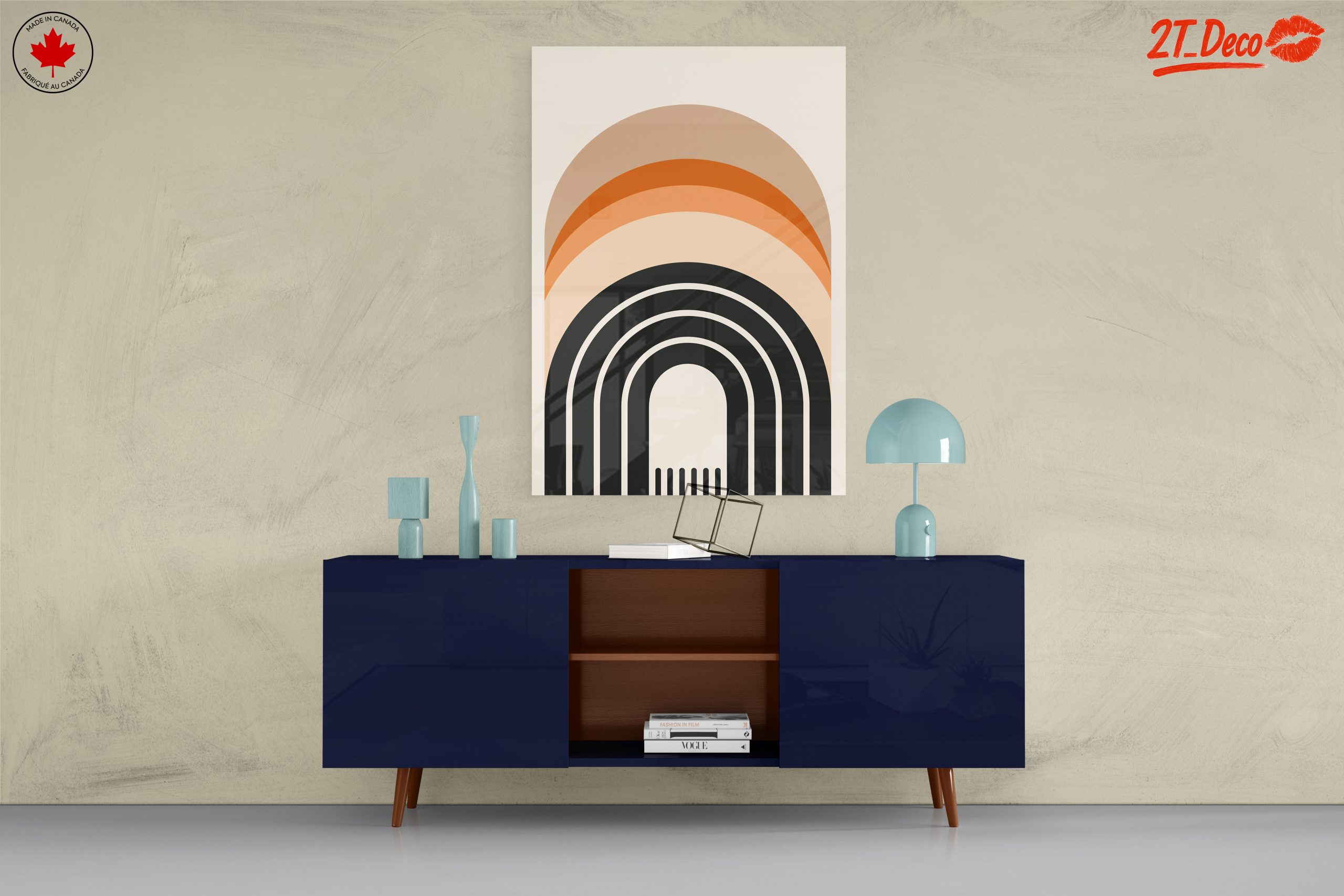 Minimalist Abstract Layers in Earthy Tones - Image 8