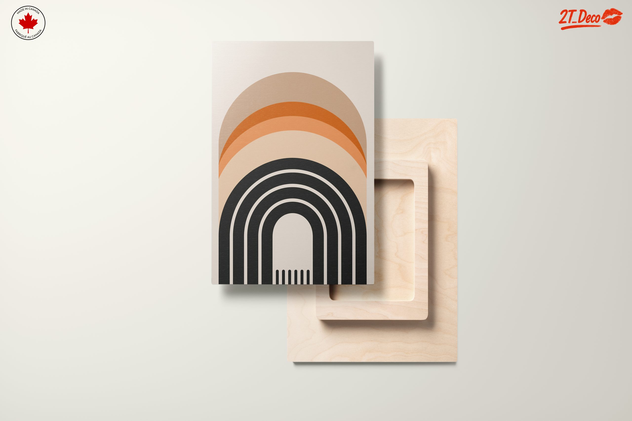 Minimalist Abstract Layers in Earthy Tones - Image 11