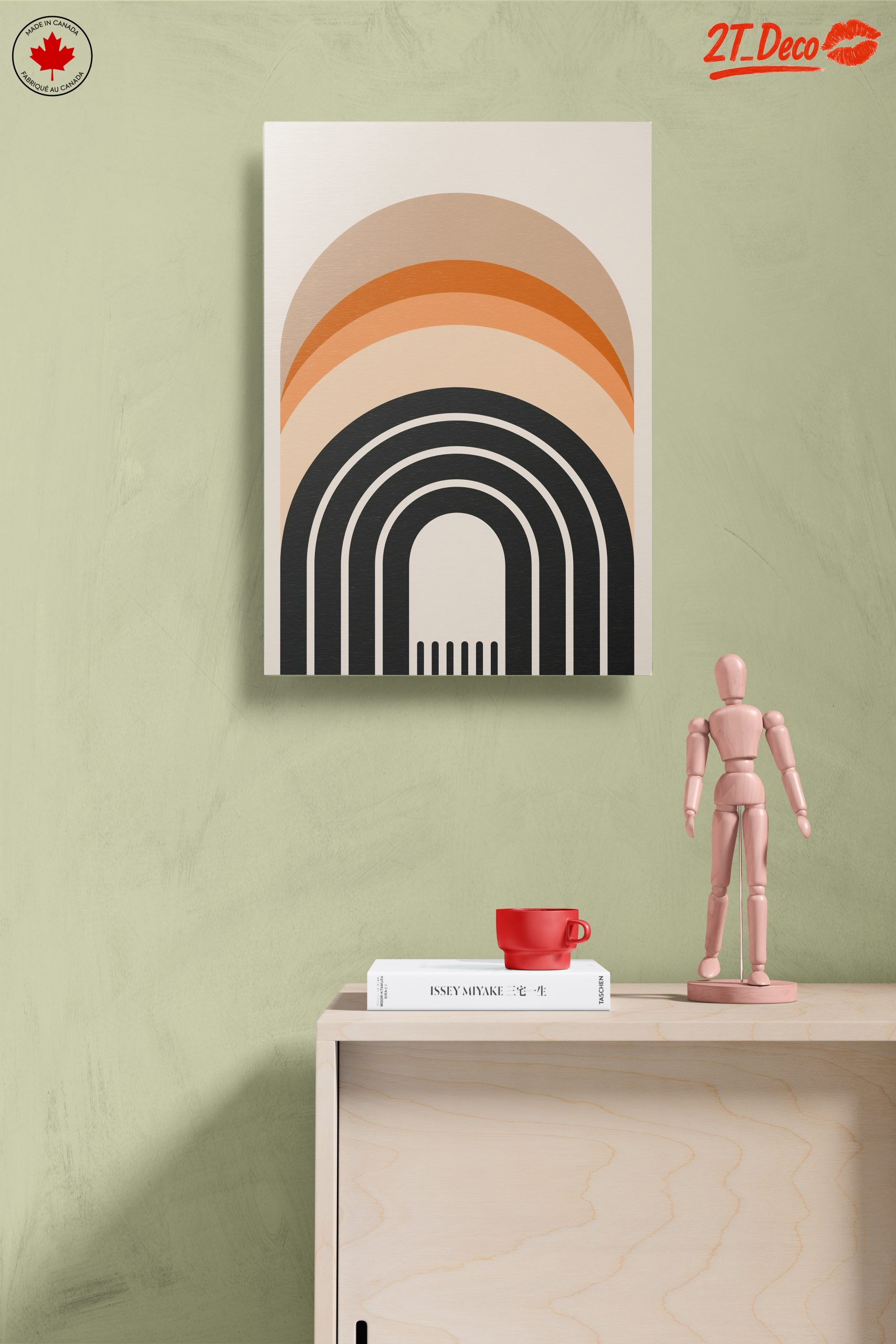 Minimalist Abstract Layers in Earthy Tones - Image 14