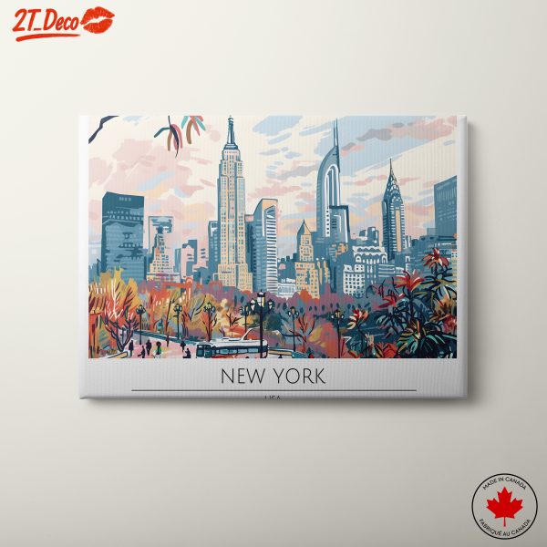 New York City Urban Landscape Art