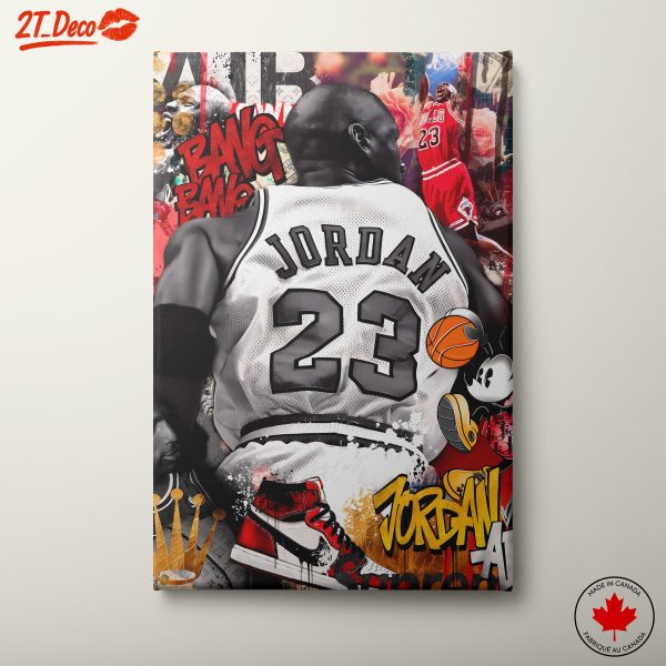 Dynamic Tribute to Basketball Legend