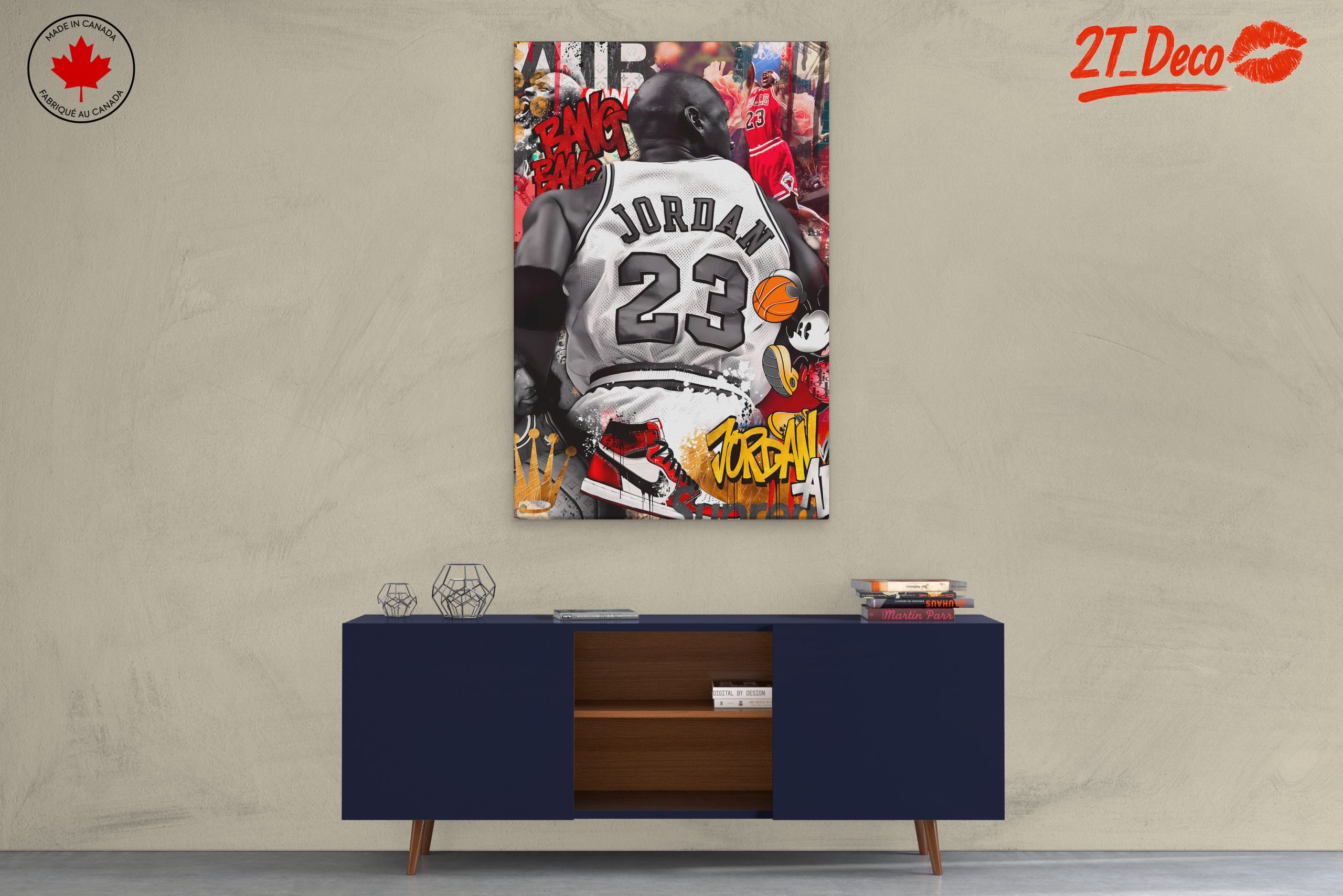 Dynamic Tribute to Basketball Legend - Image 3