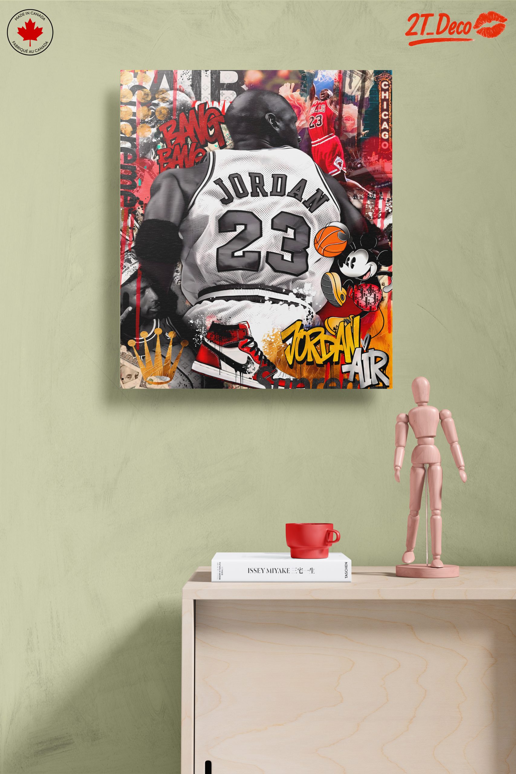 Dynamic Tribute to Basketball Legend - Image 14