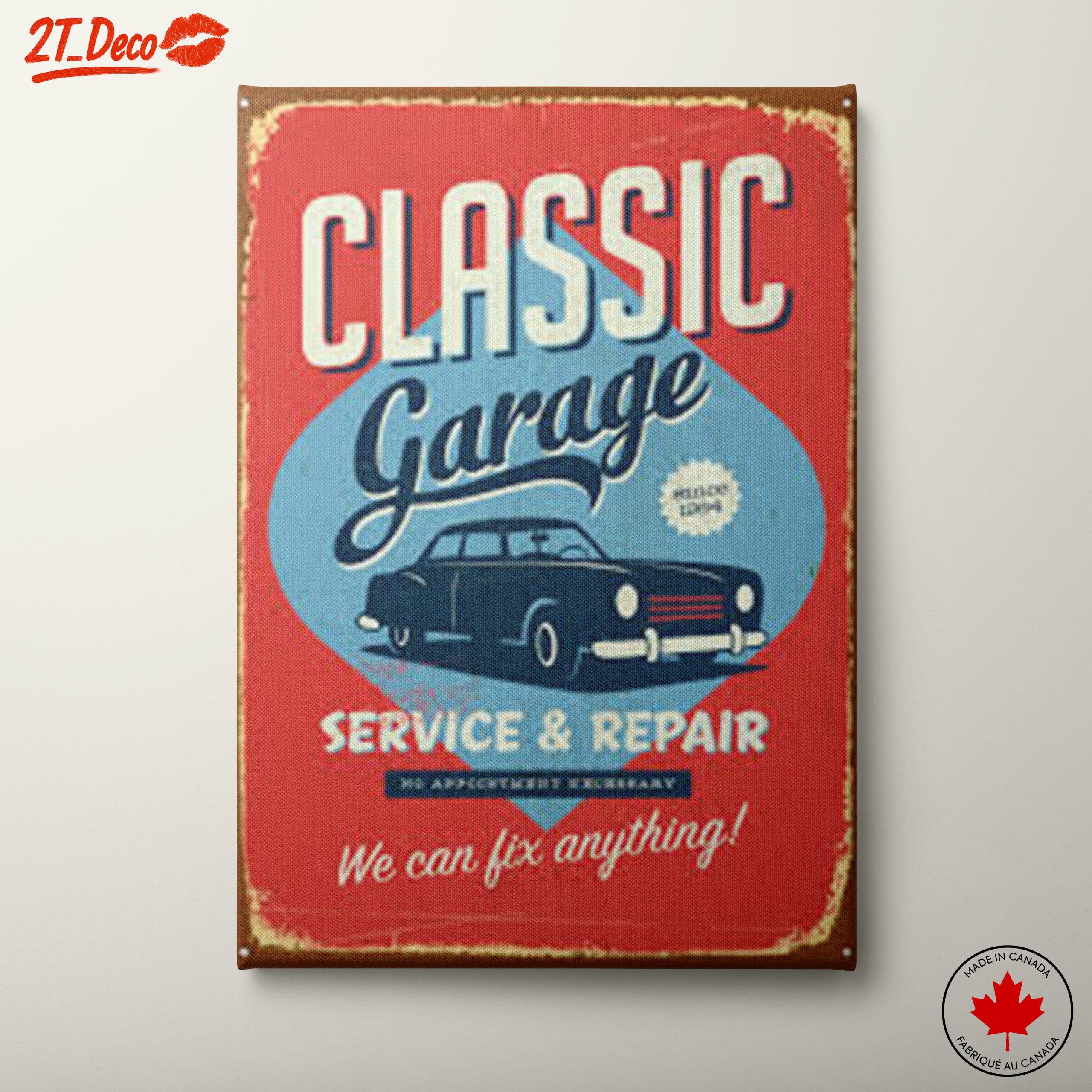 Classic Garage Service Sign Art