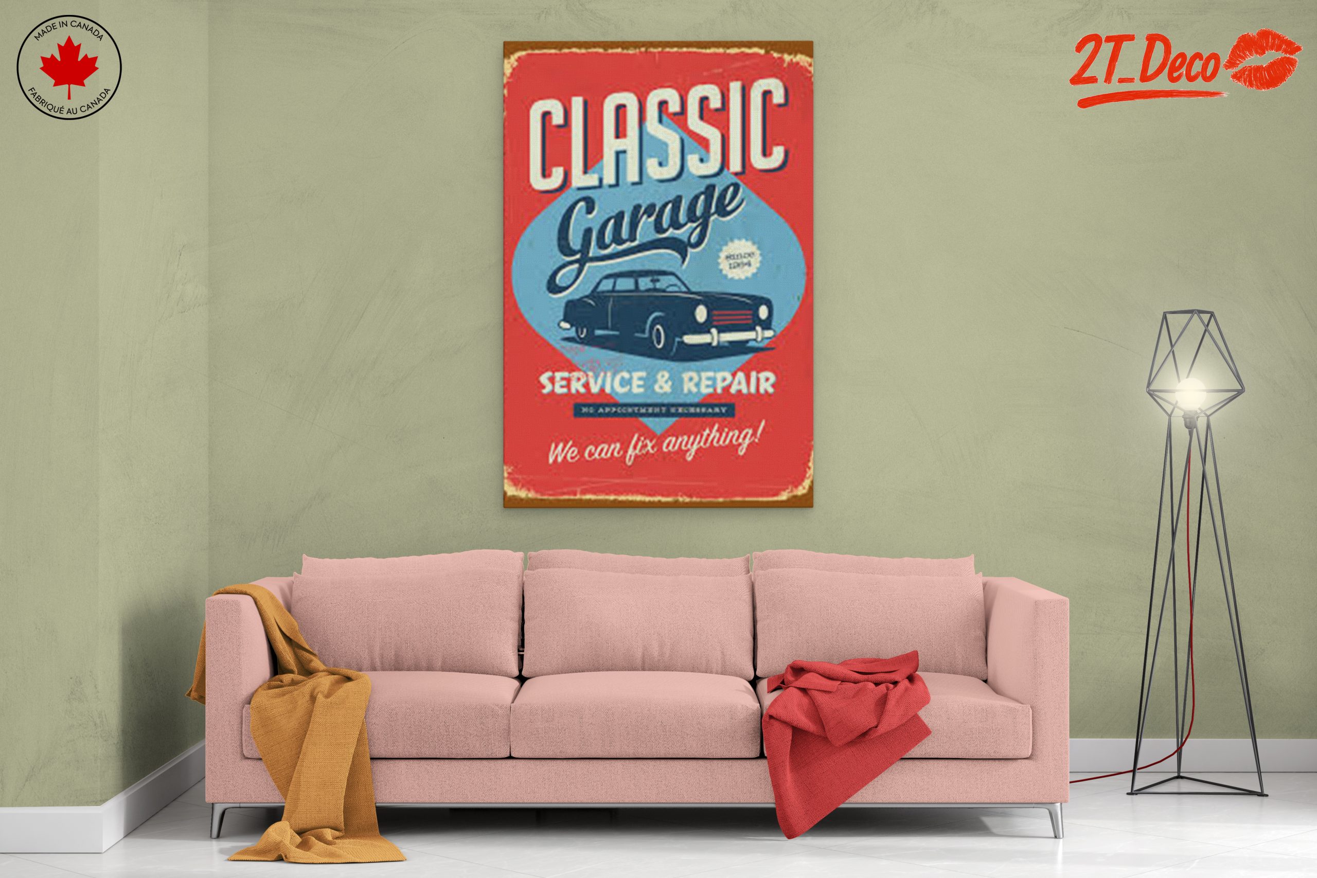 Classic Garage Service Sign Art - Image 2