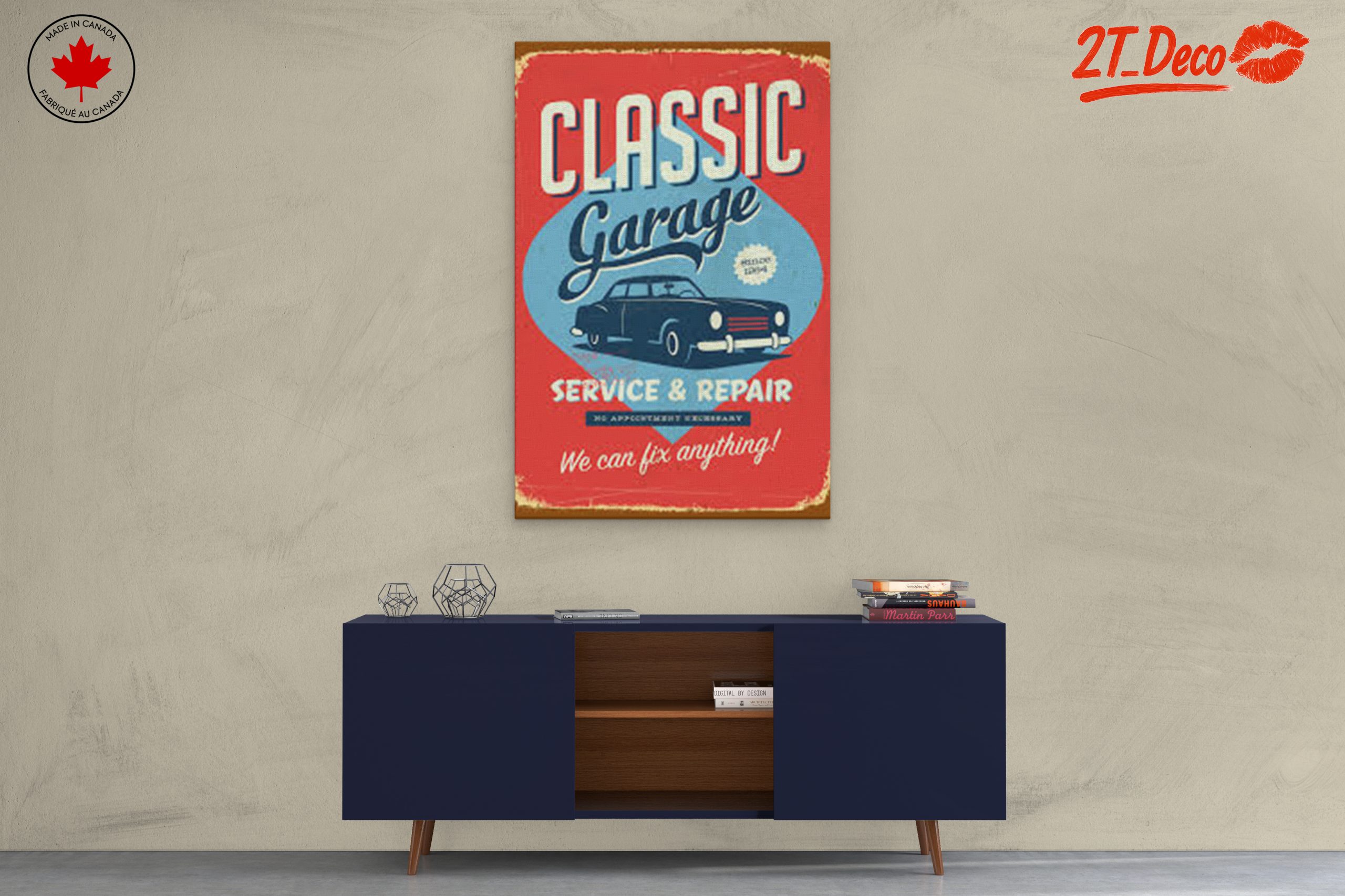 Classic Garage Service Sign Art - Image 3