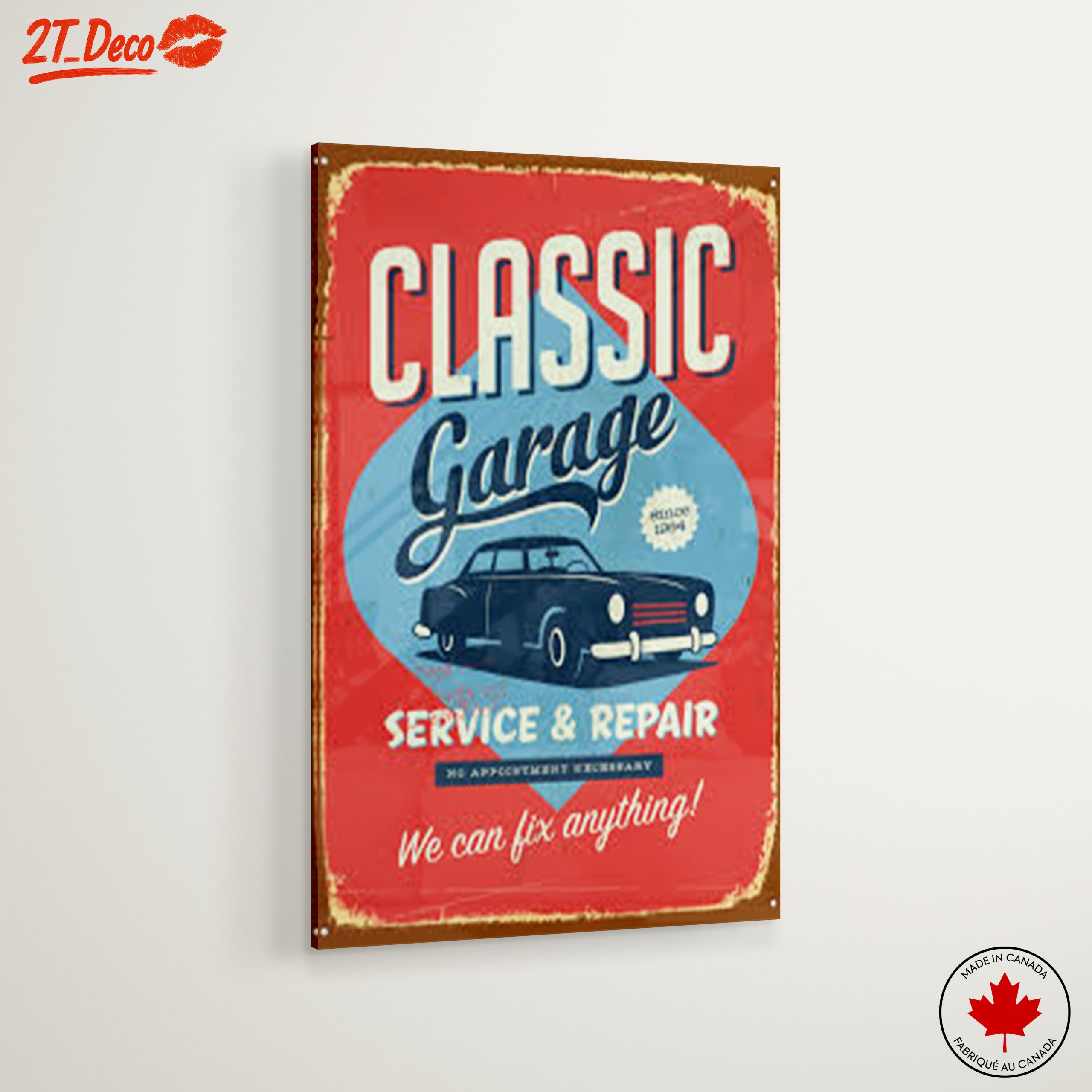 Classic Garage Service Sign Art - Image 6