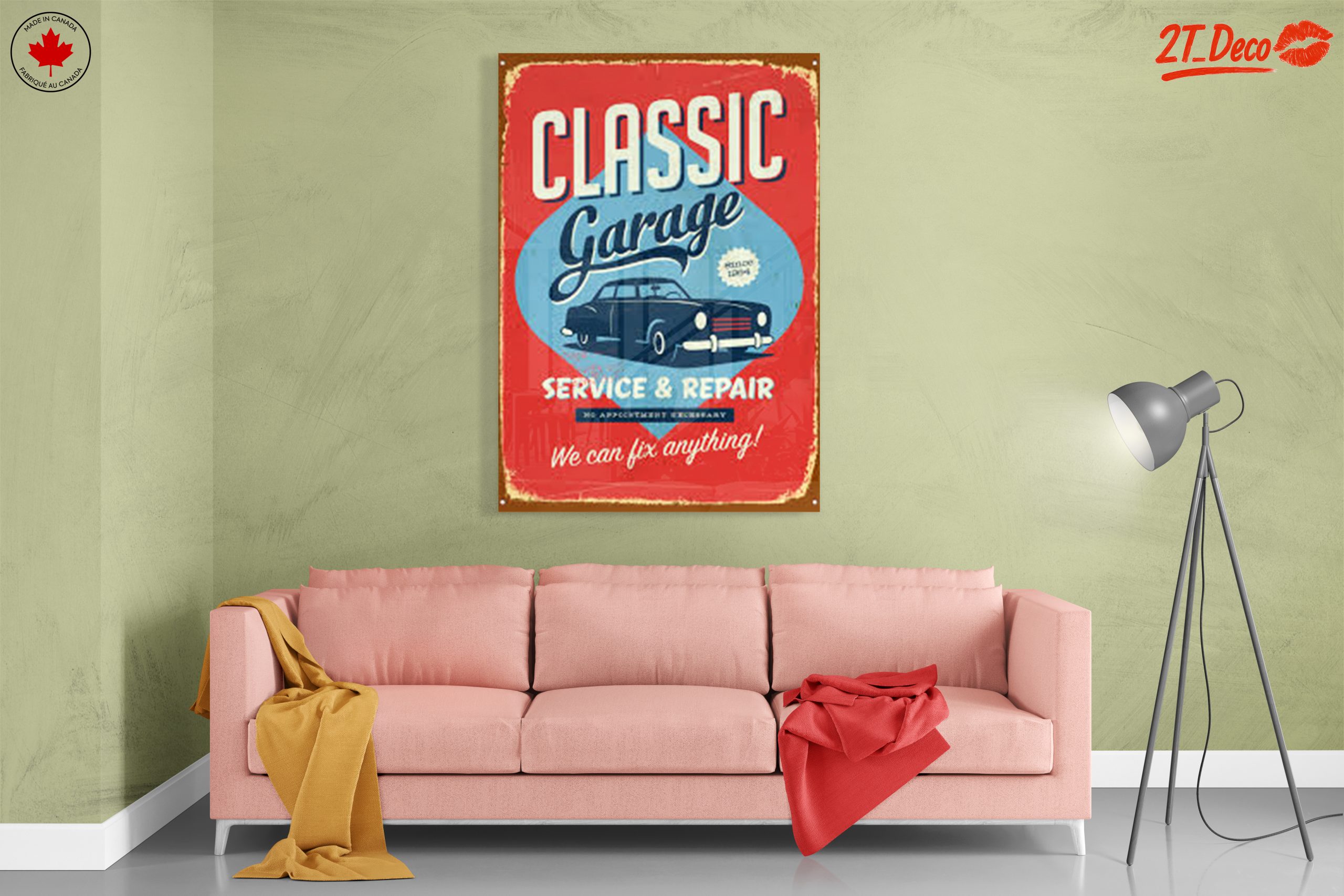 Classic Garage Service Sign Art - Image 7