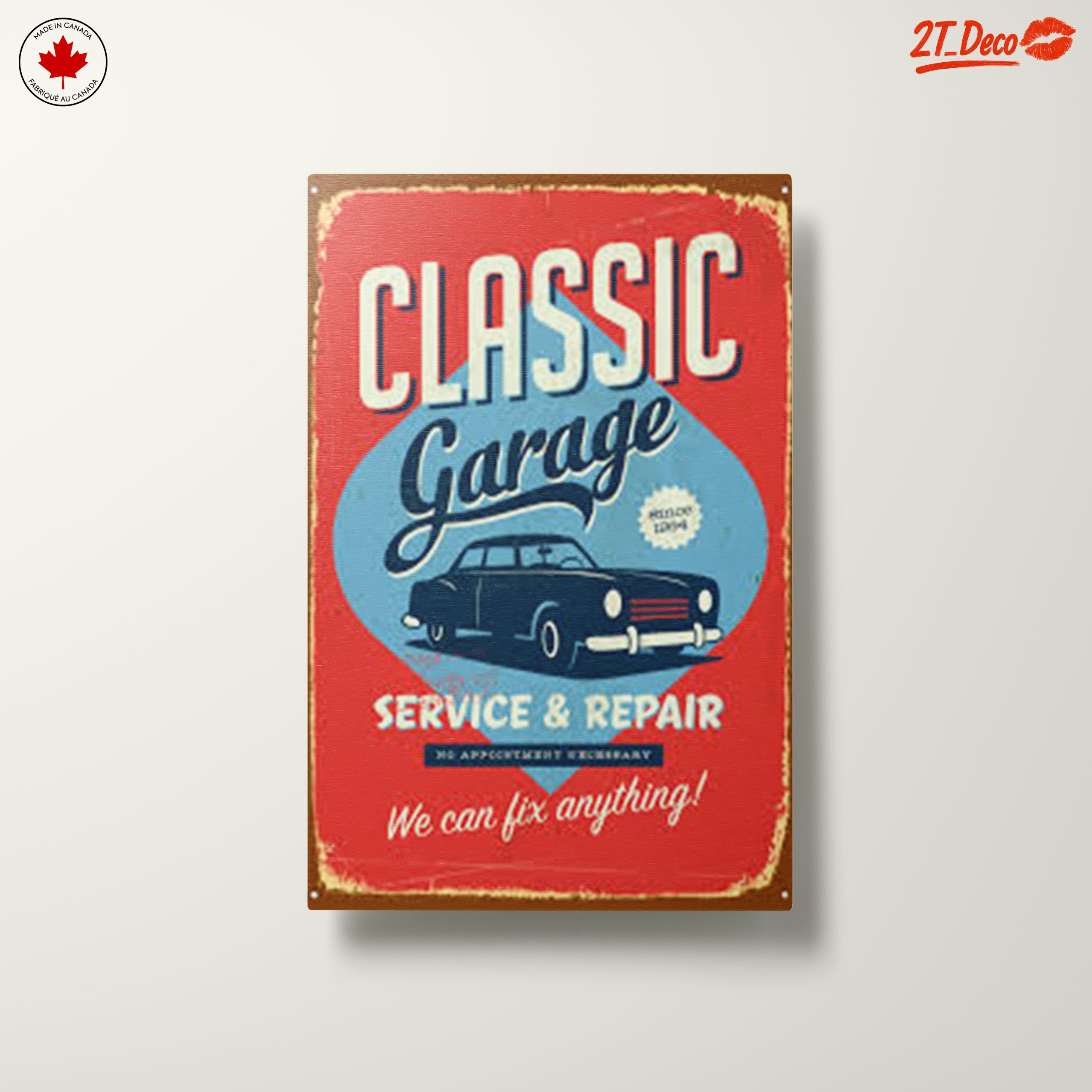 Classic Garage Service Sign Art - Image 10
