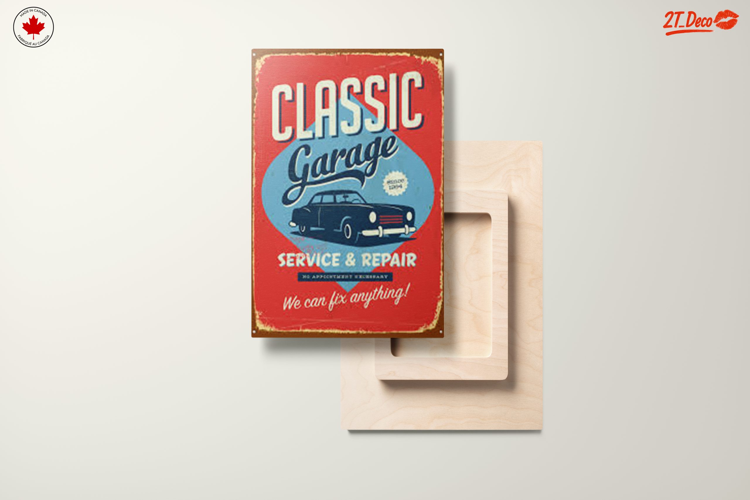 Classic Garage Service Sign Art - Image 11