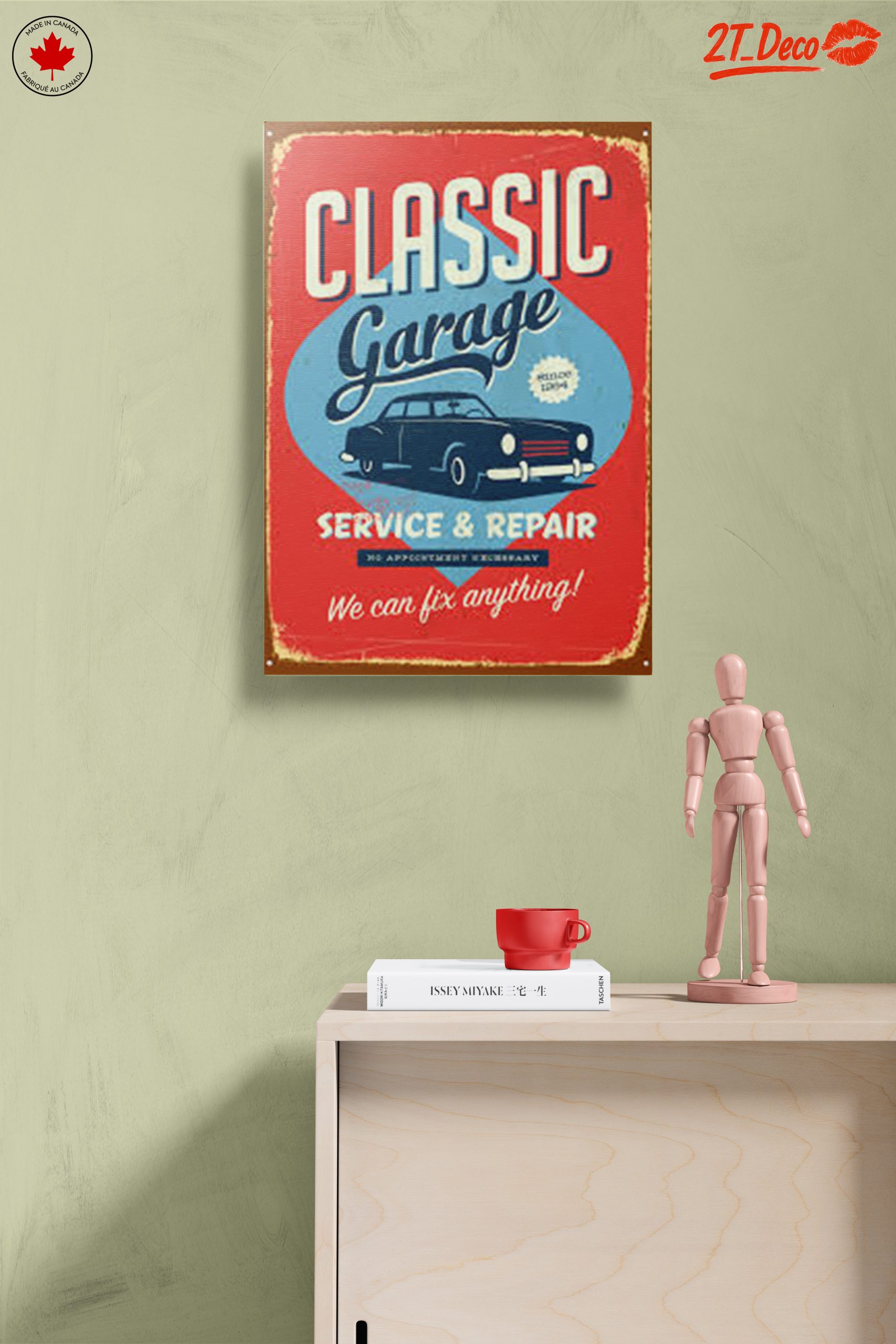 Classic Garage Service Sign Art - Image 14