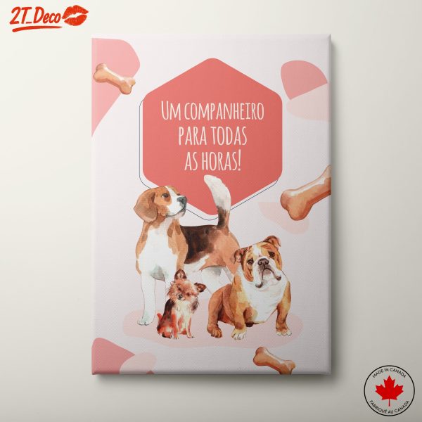 Playful Dog Illustrations for Home Decor
