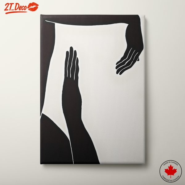 Abstract Hands and Silhouetted Forms