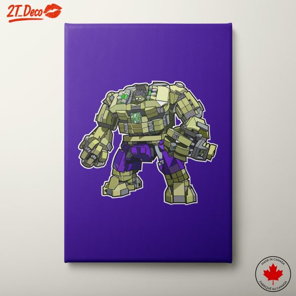 Stylized DC Comics Hulk Character Art