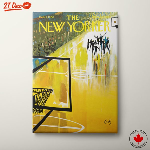 The New Yorker Magazine Basketball Cover Art