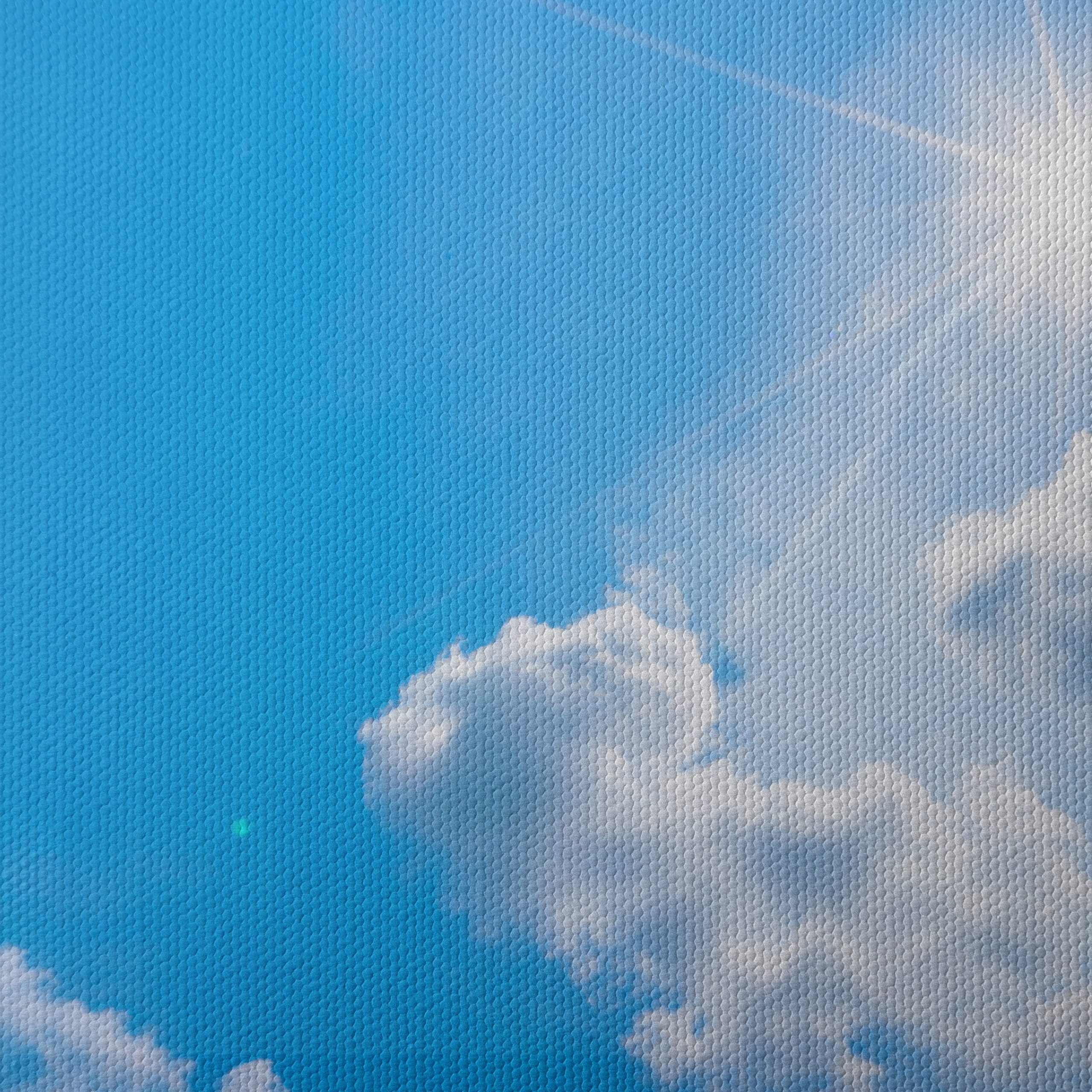 Vibrant Blue Sky with Sunlight and Clouds - Image 4