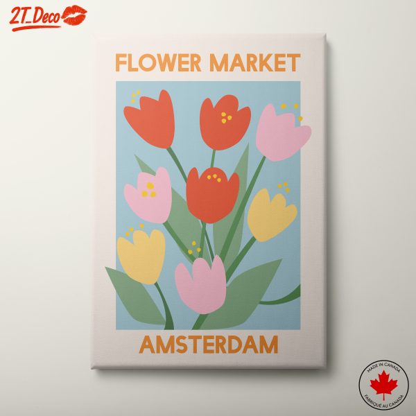 Amsterdam Flower Market Art