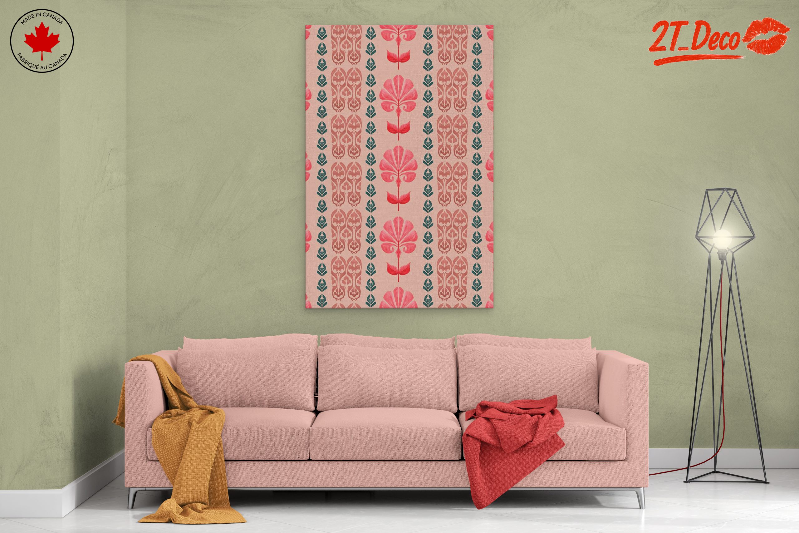 Floral and Foliage Pattern Art - Image 2