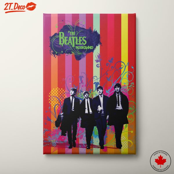The Beatles Colorful Art for Music Lovers