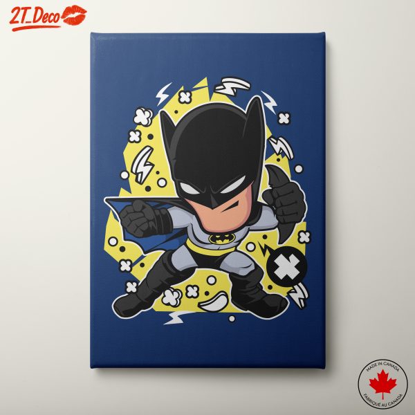 Dynamic Batman Cartoon Character Art