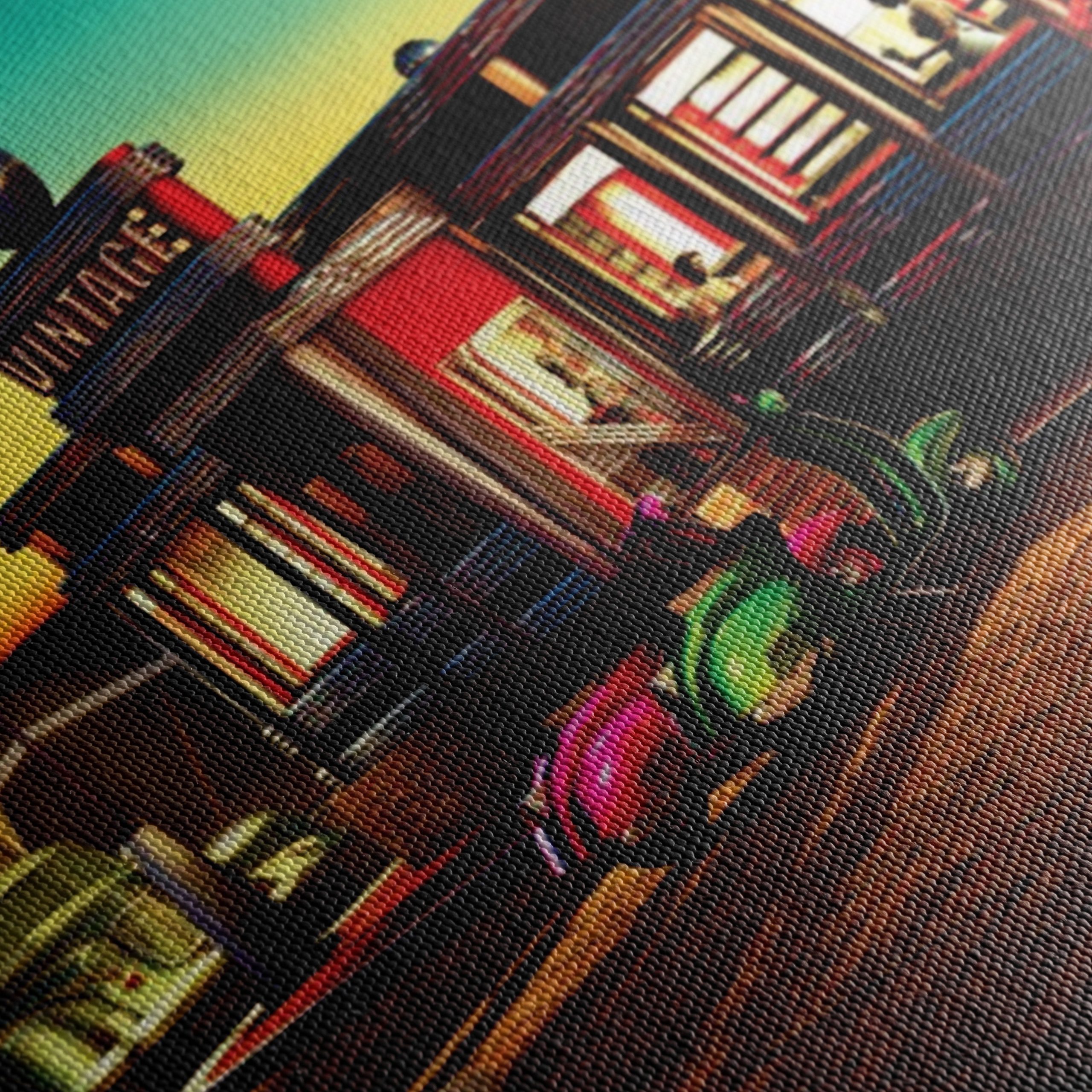 Nostalgic Vintage Diner Scene at Sunset - Image 5