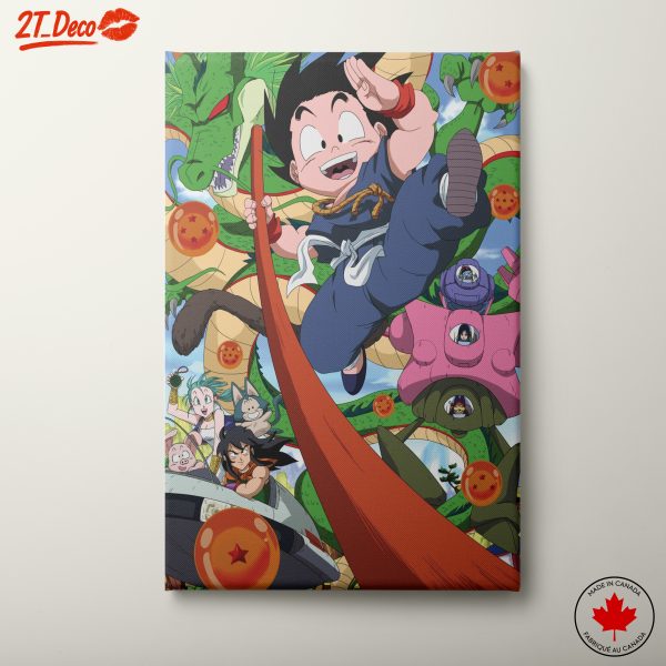 Dragon Ball Adventure Art Featuring Goku