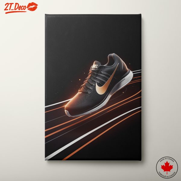 Dynamic Nike Running Shoe Design
