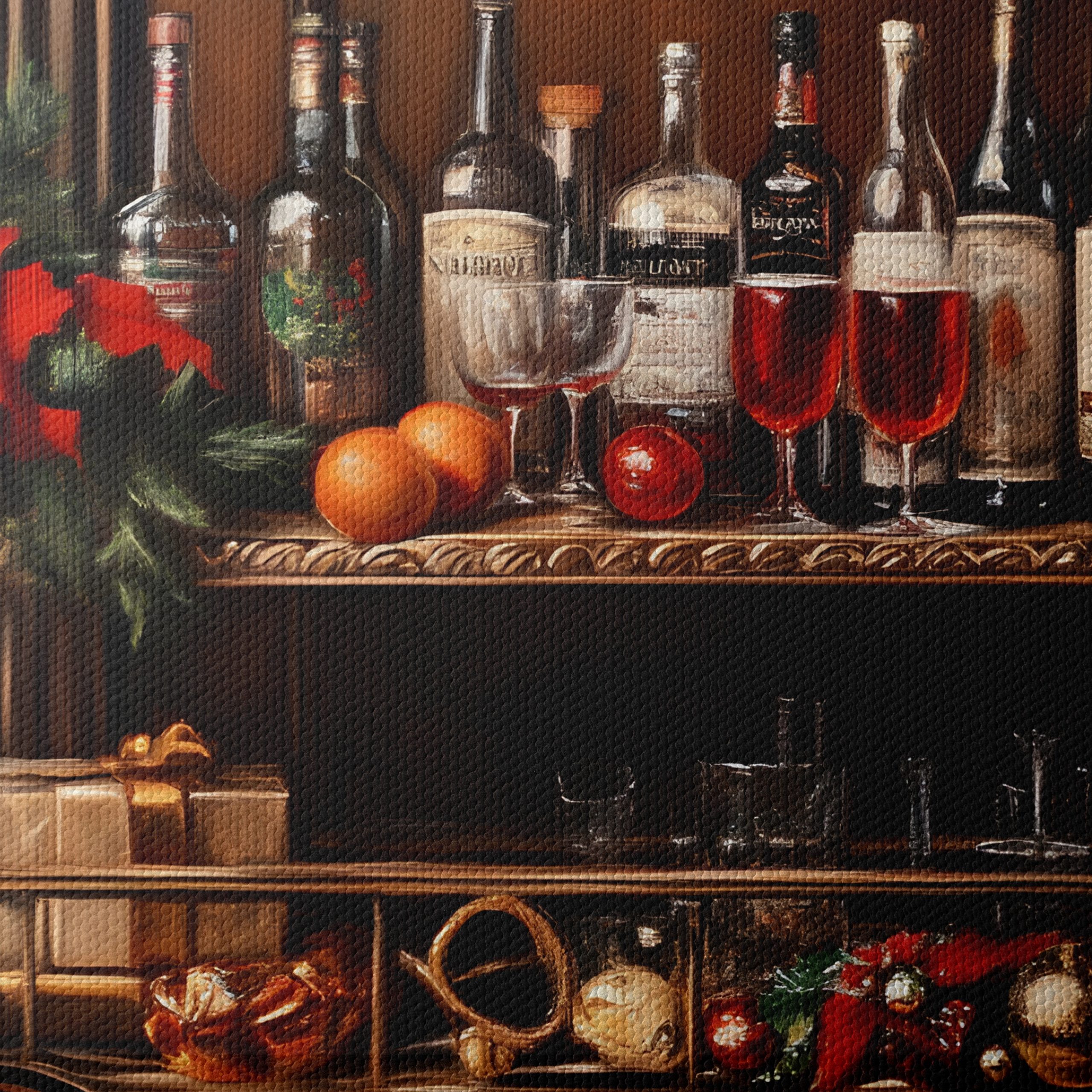 Elegant Cocktail Bar with Seasonal Decor - Image 4