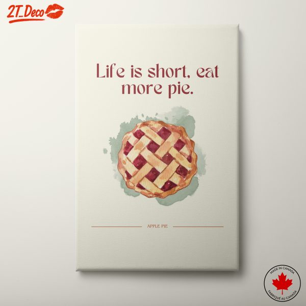 Playful Abstract Apple Pie Art