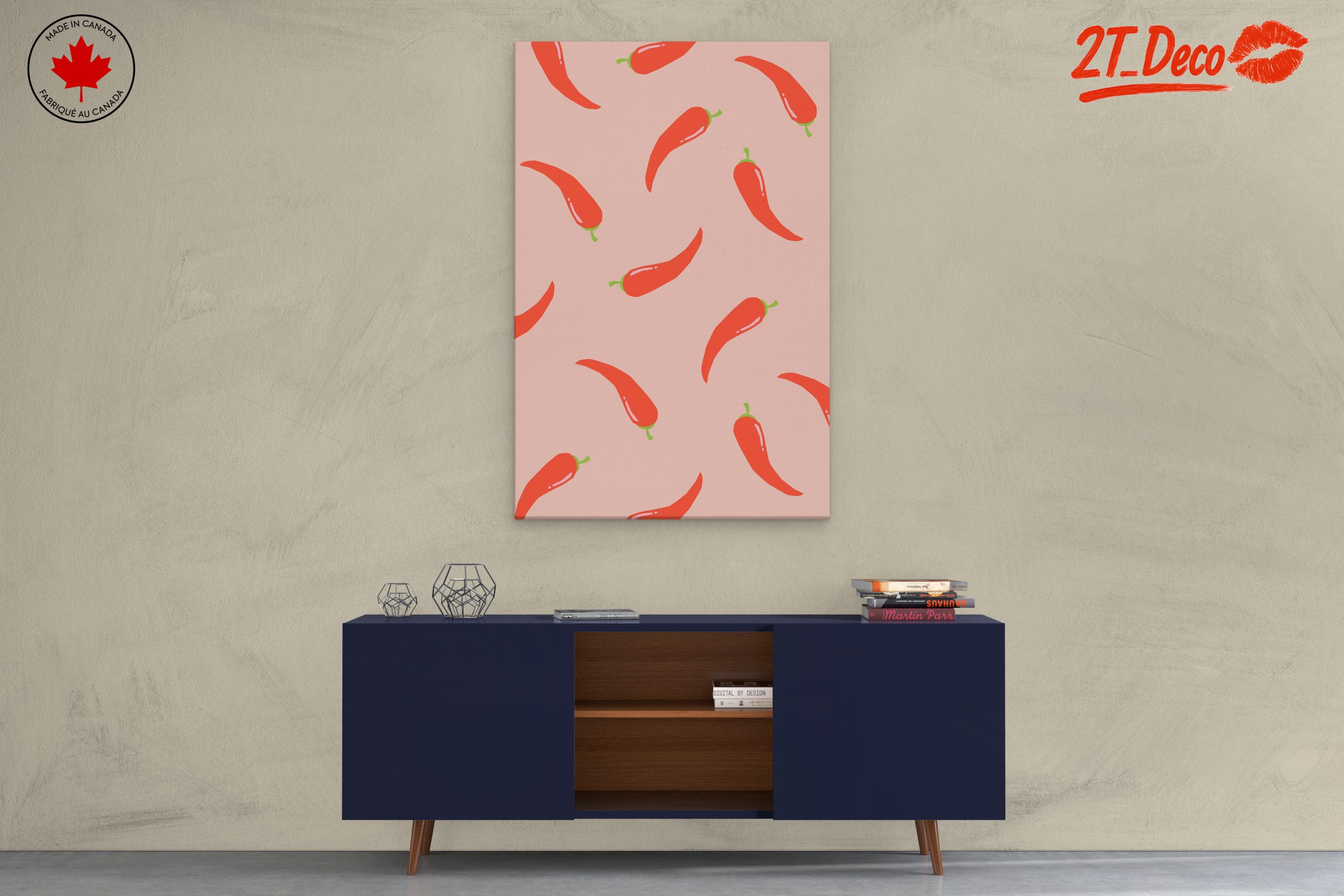 Colorful Abstract Chili Pepper Design - Image 3