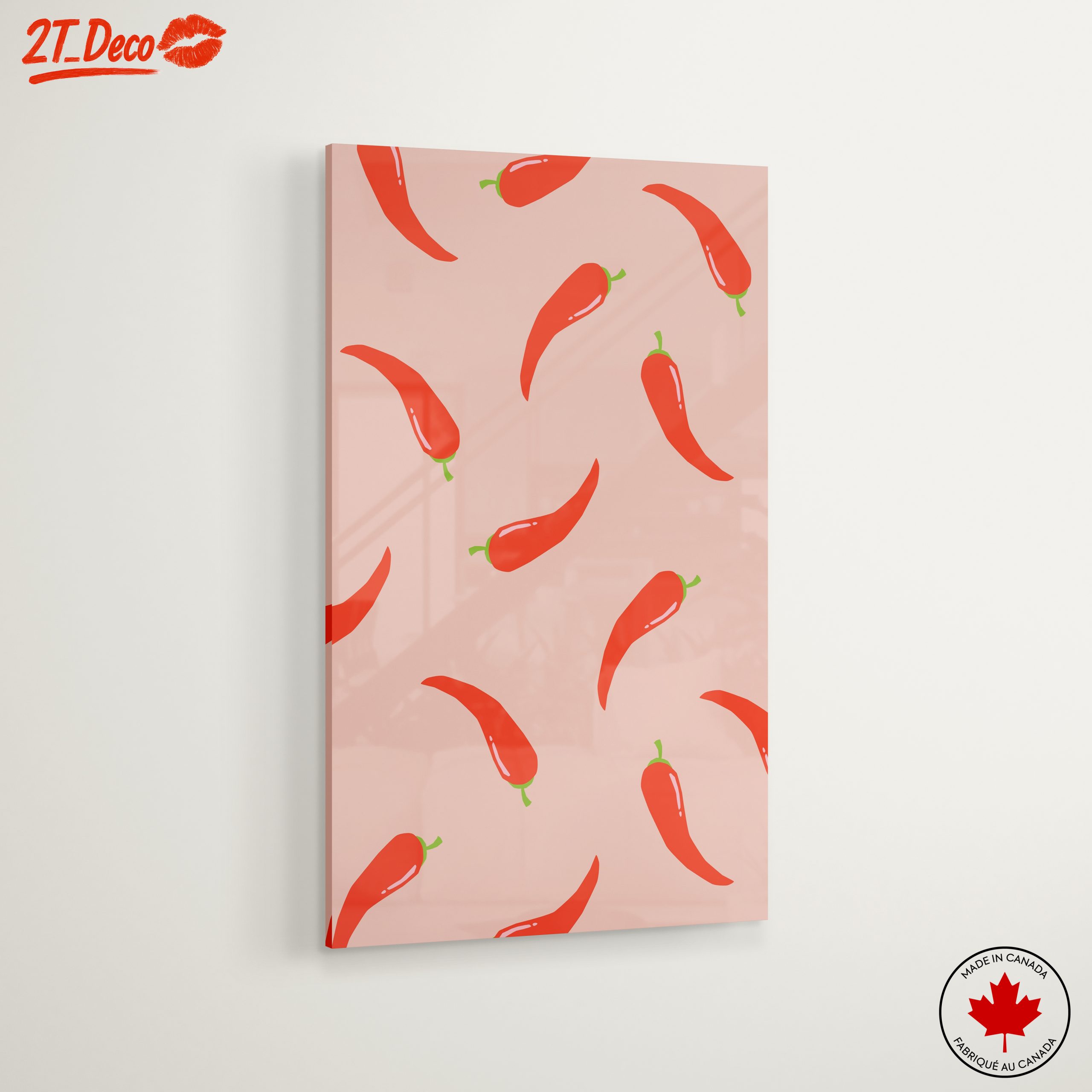 Colorful Abstract Chili Pepper Design - Image 6