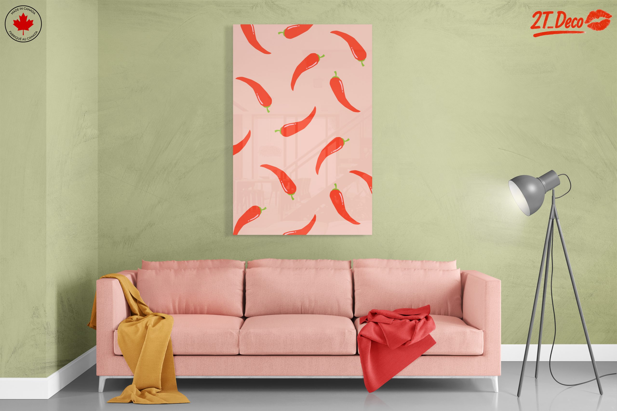 Colorful Abstract Chili Pepper Design - Image 7