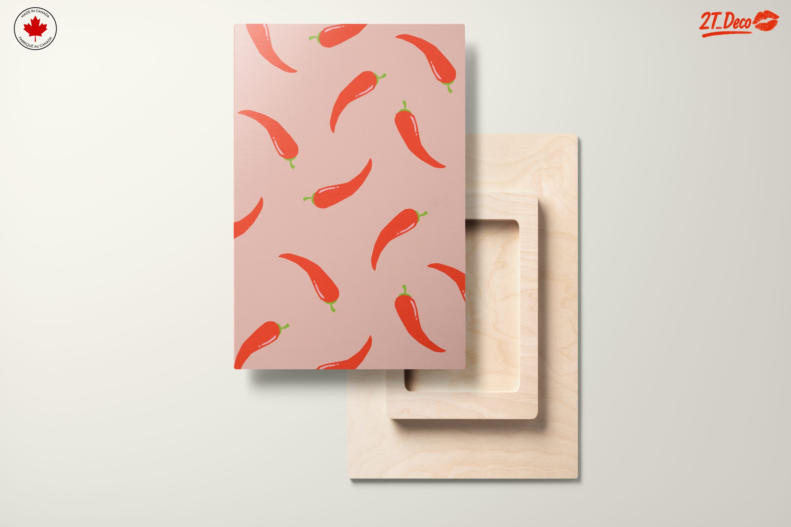 Colorful Abstract Chili Pepper Design - Image 11