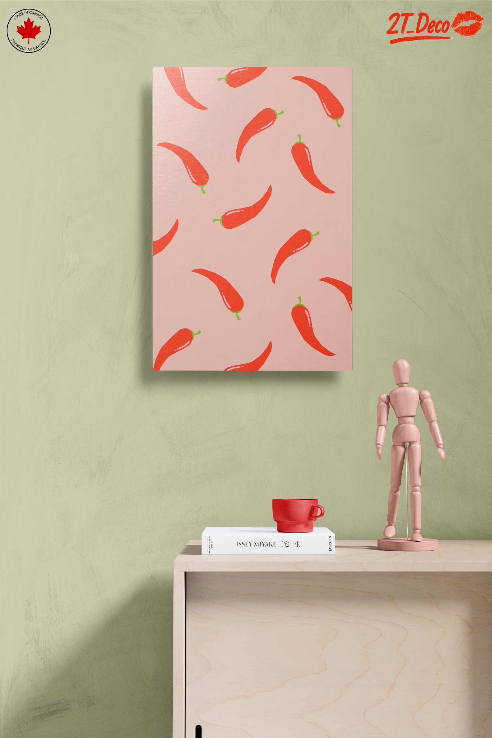 Colorful Abstract Chili Pepper Design - Image 14