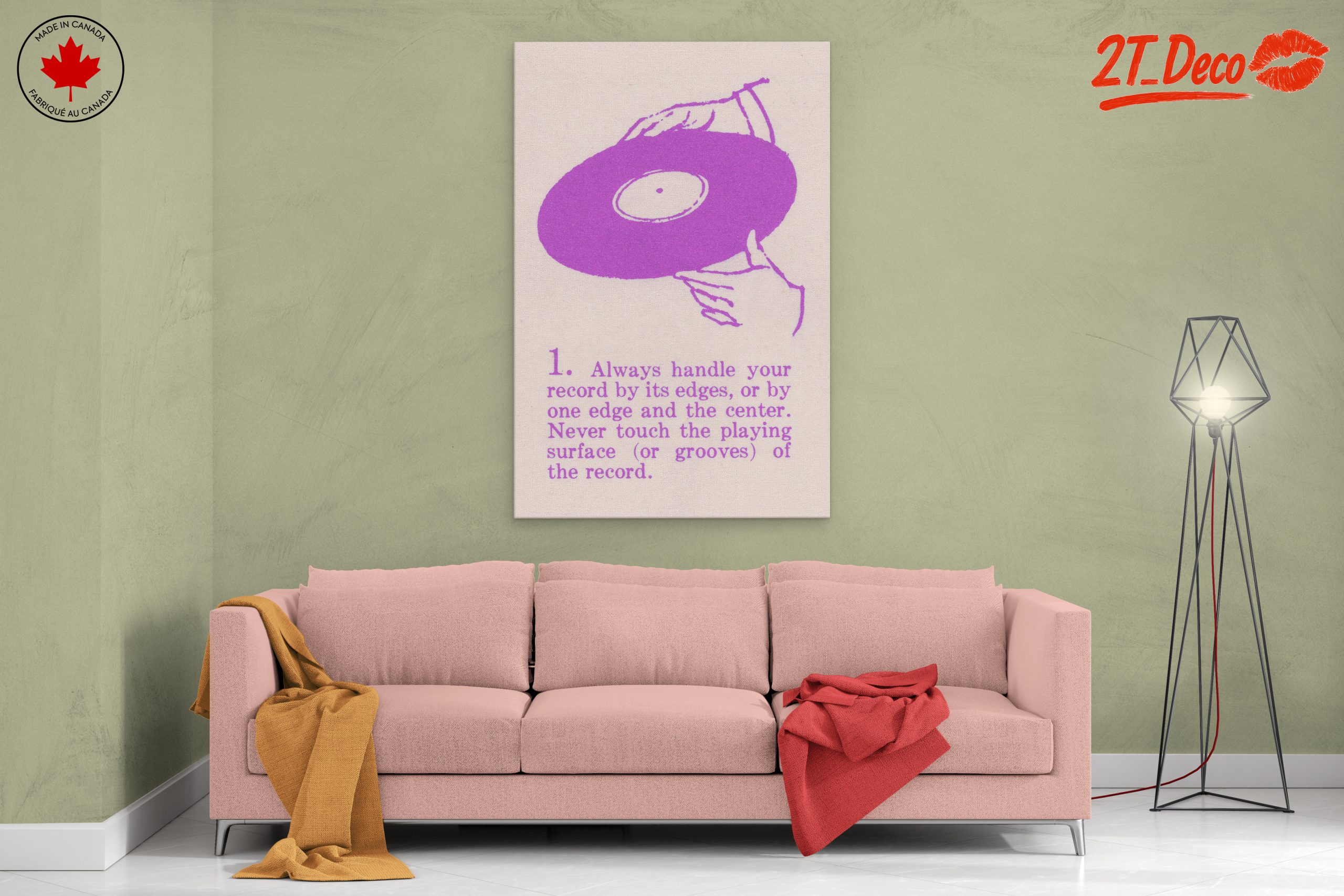 Playful Pop Art Record Handling Guide - Image 2
