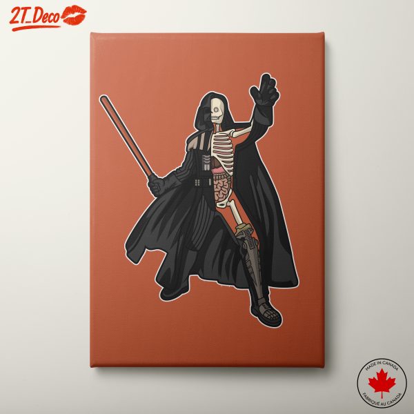 Stylized Skeleton Character with Lightsaber