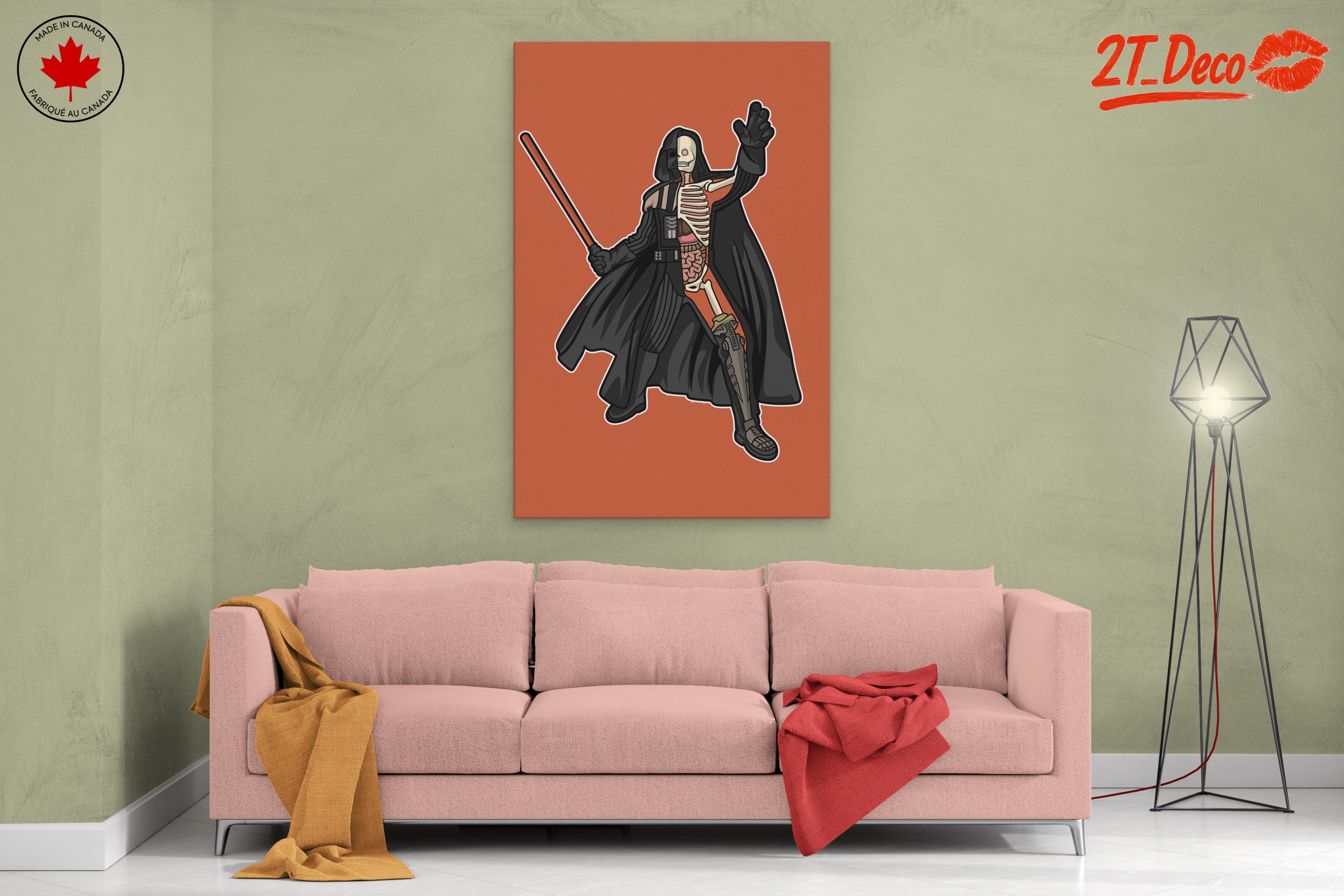 Stylized Skeleton Character with Lightsaber - Image 2