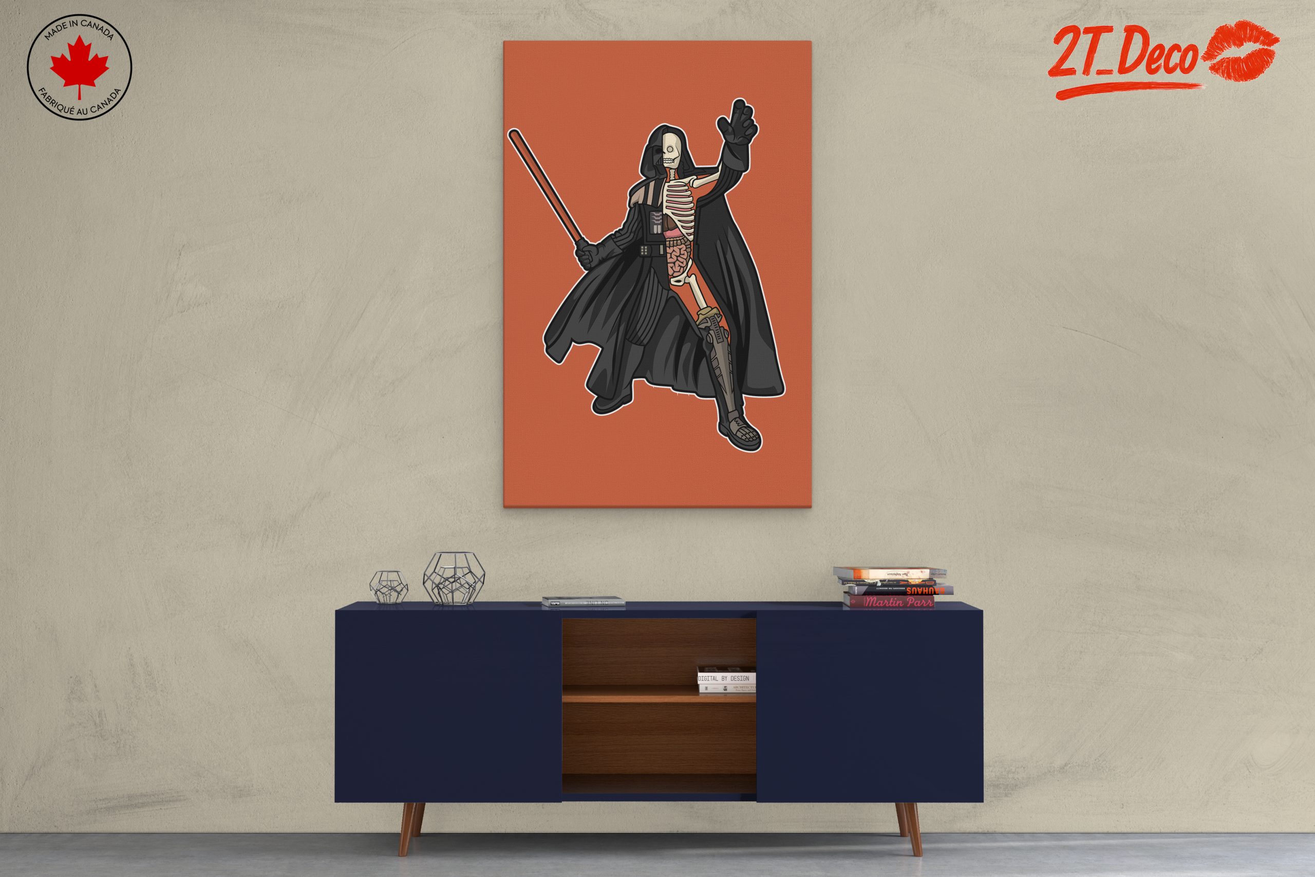 Stylized Skeleton Character with Lightsaber - Image 3