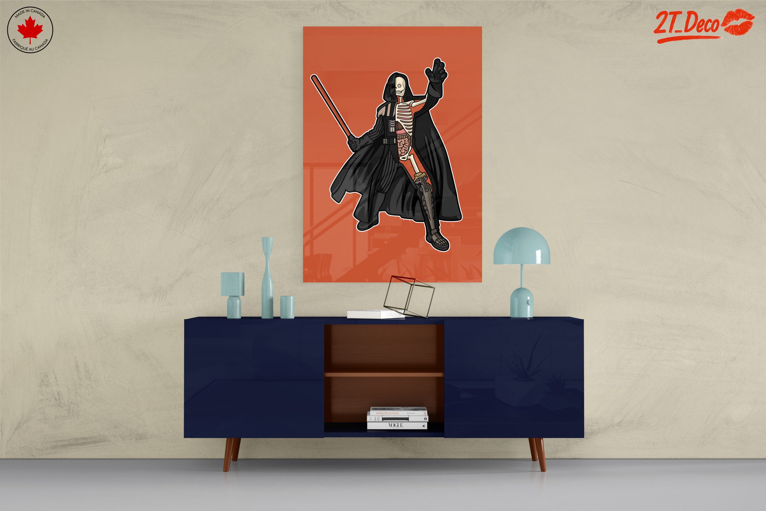 Stylized Skeleton Character with Lightsaber - Image 8