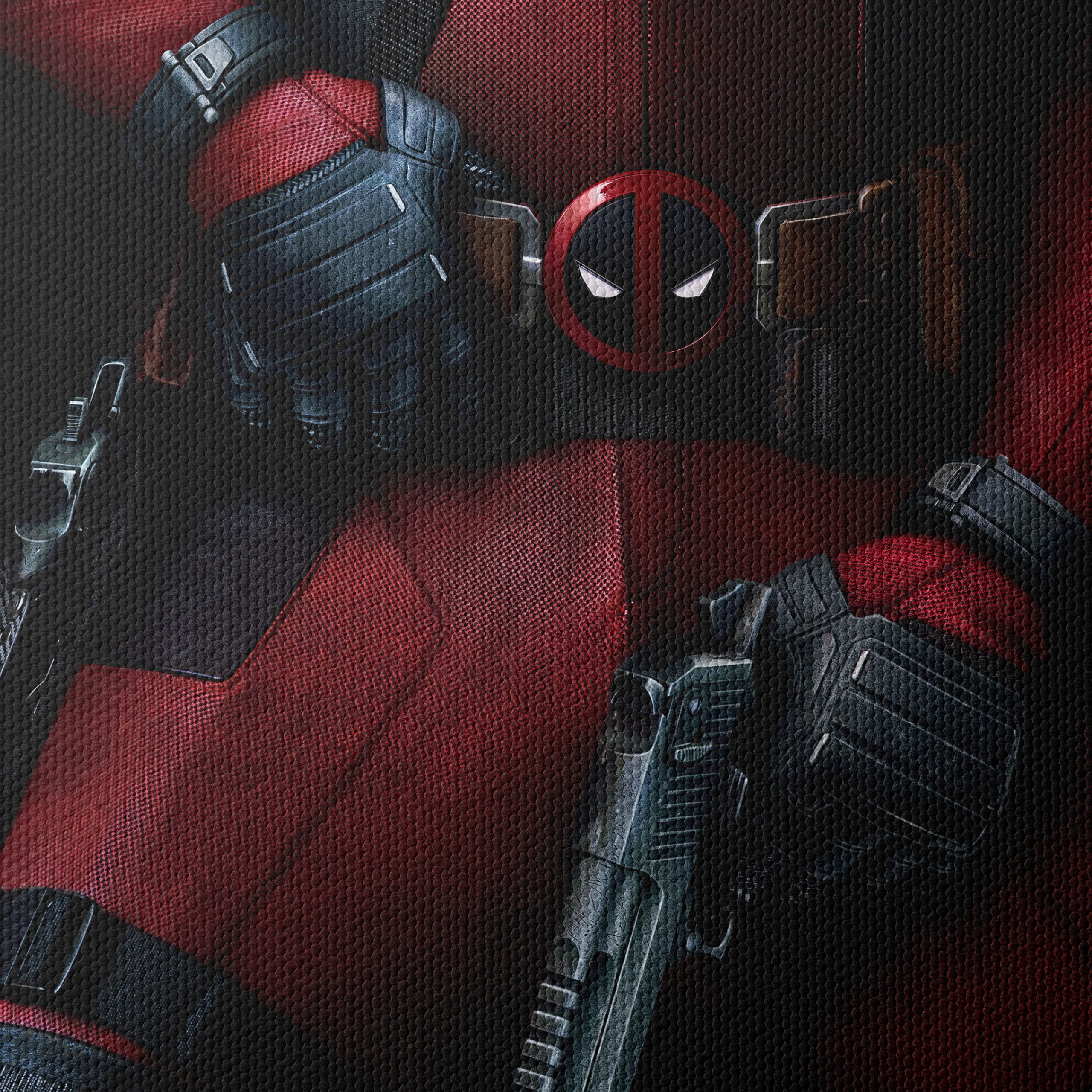 Deadpool Character Art with Gun and Costume - Image 4