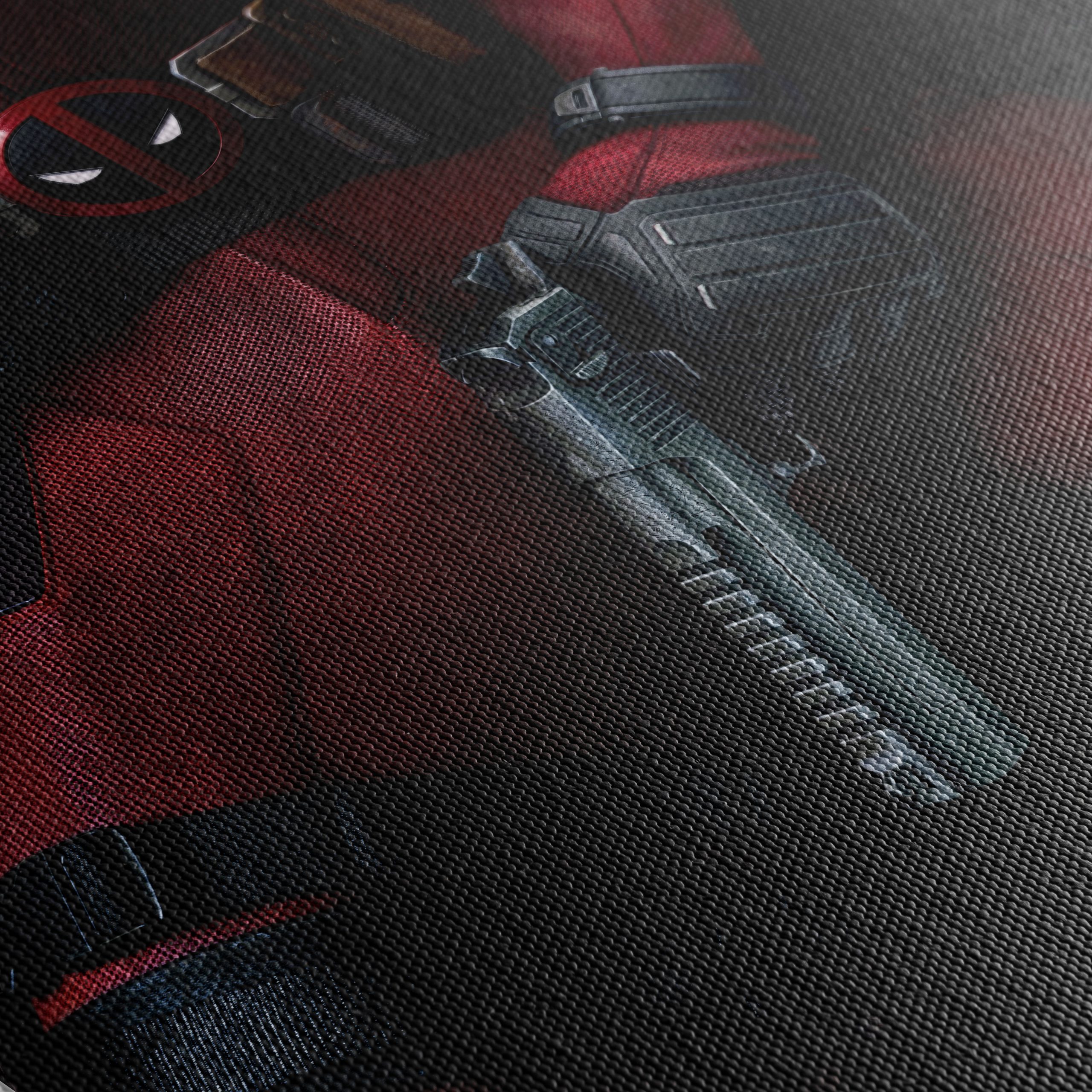 Deadpool Character Art with Gun and Costume - Image 5