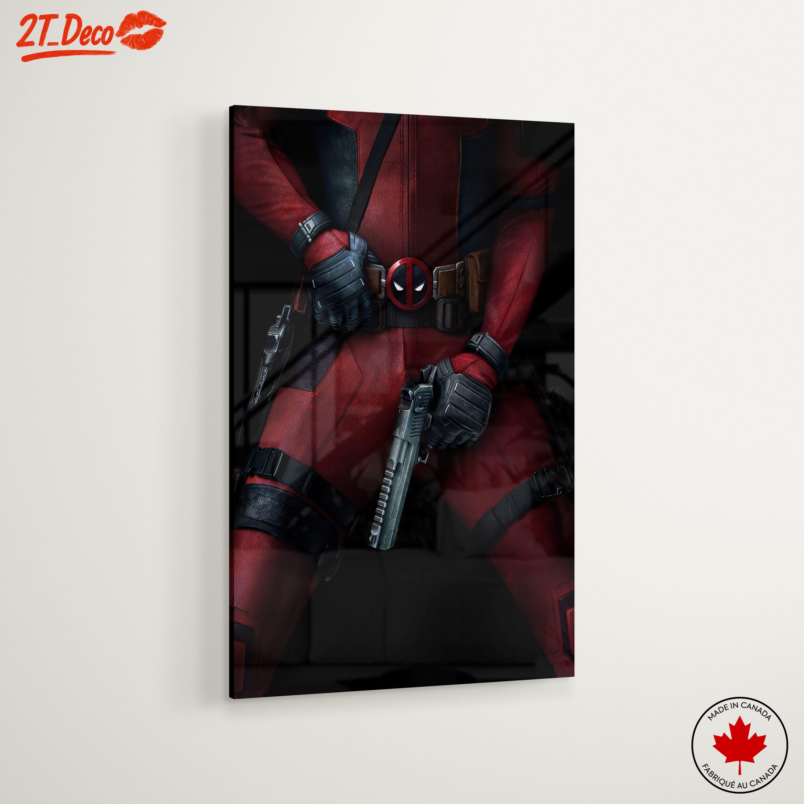 Deadpool Character Art with Gun and Costume - Image 6