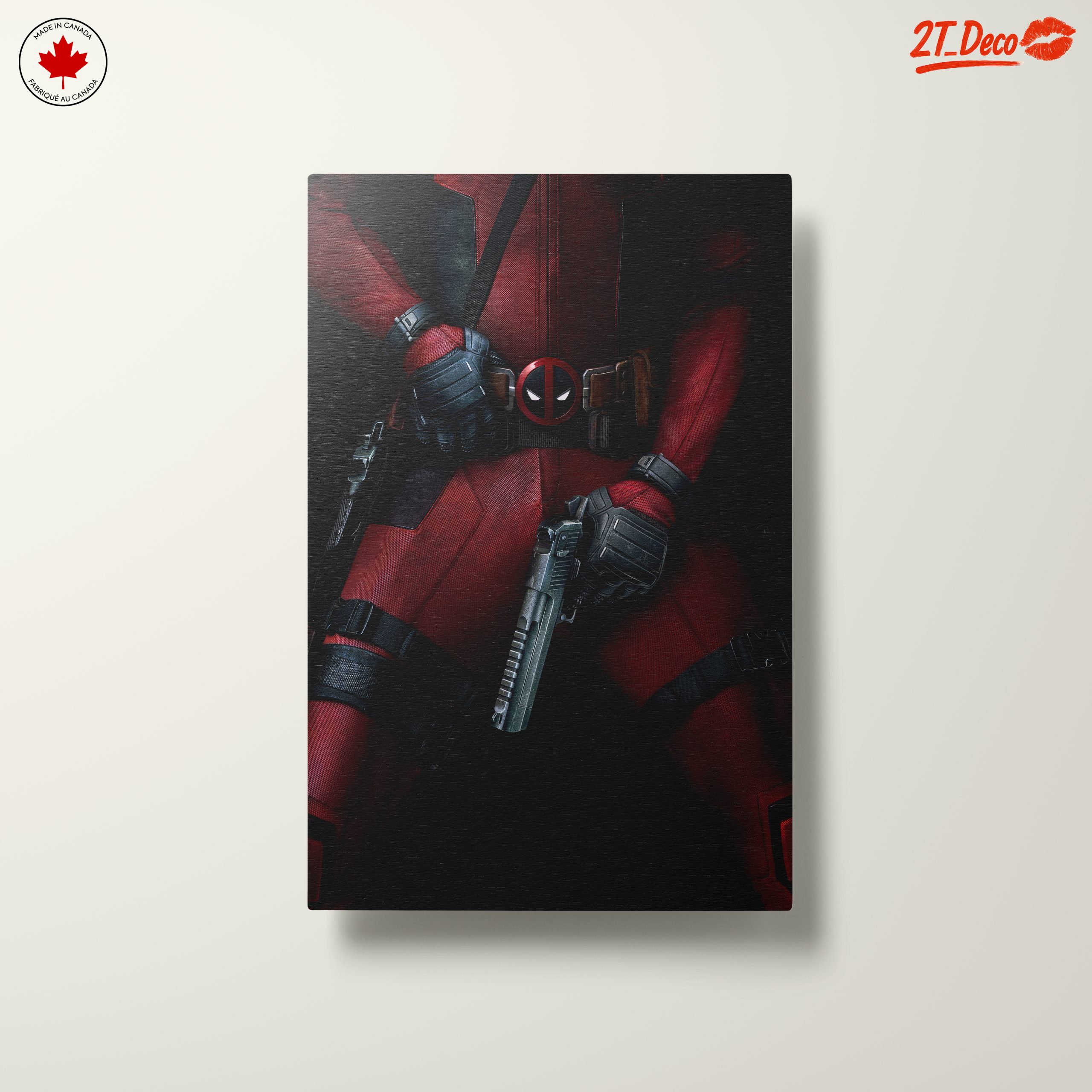 Deadpool Character Art with Gun and Costume - Image 10