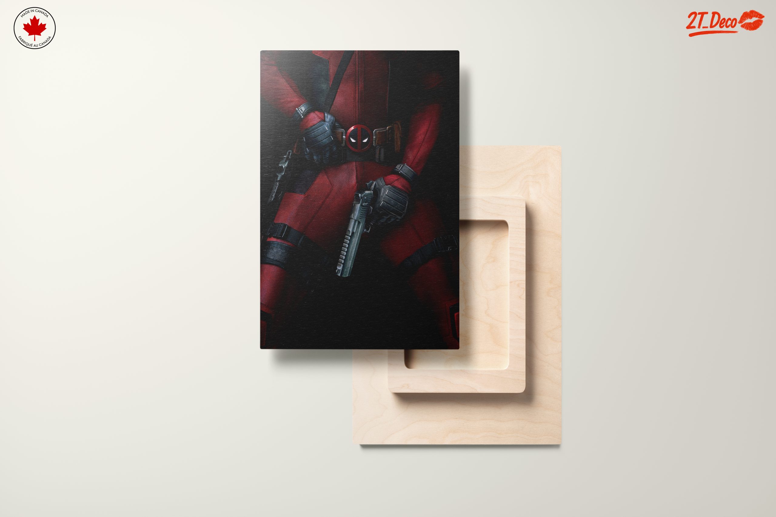 Deadpool Character Art with Gun and Costume - Image 11