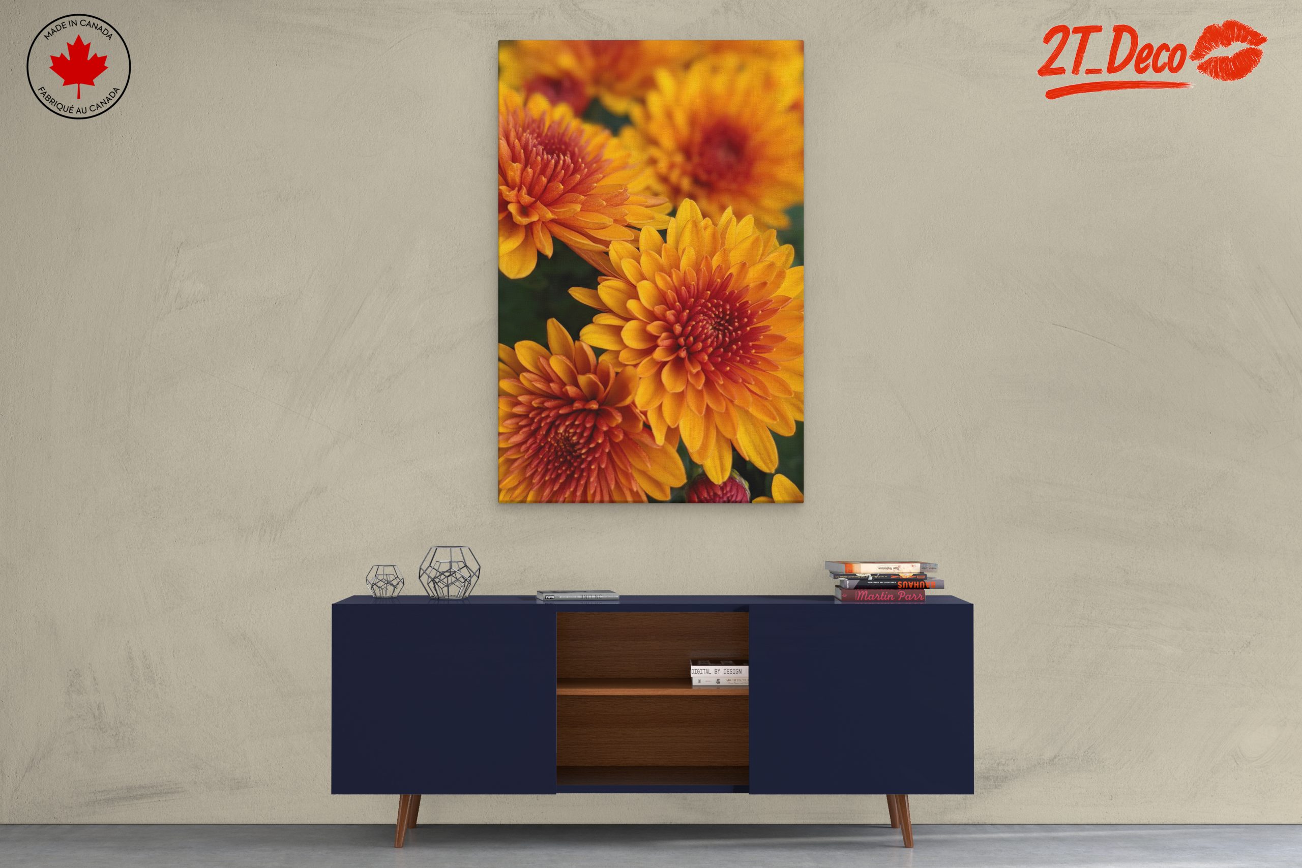 Vibrant Chrysanthemum Flowers in Bloom - Image 3